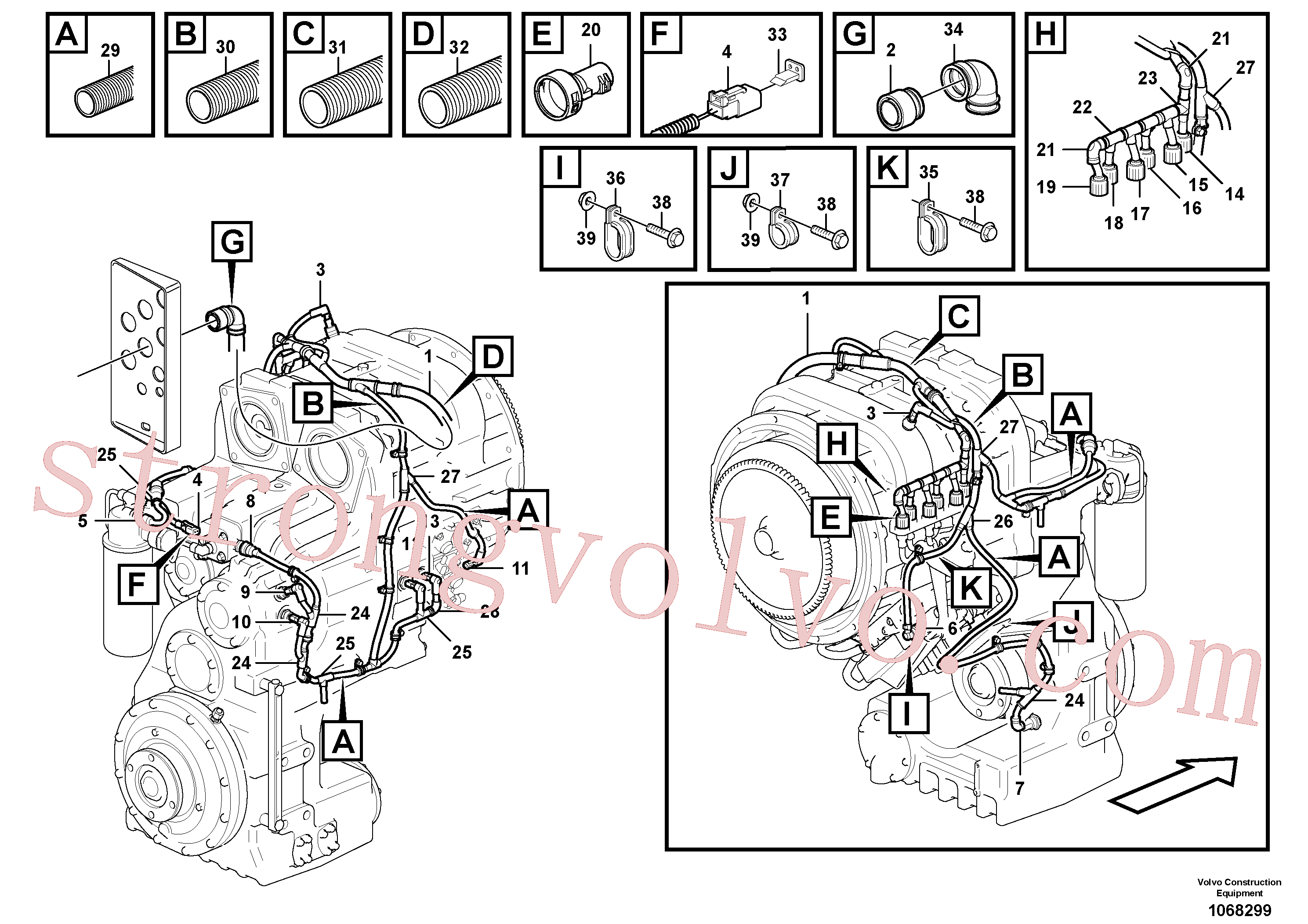 VOE874957 Carcaça Volvo escavadeira