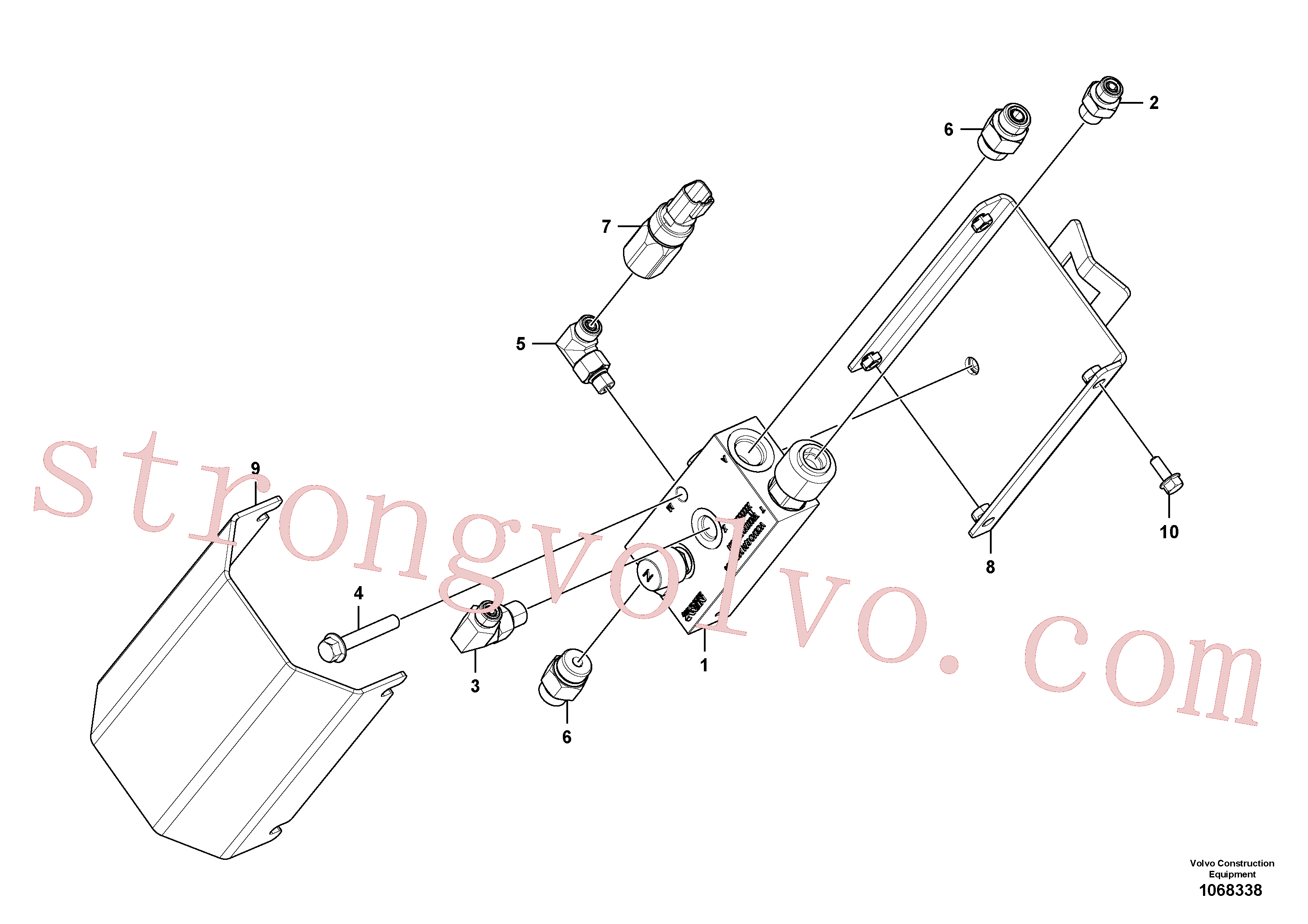 VOE15663738 Interruptor de pressão Inscreva-se para Volvo Acessórios para escavadeira