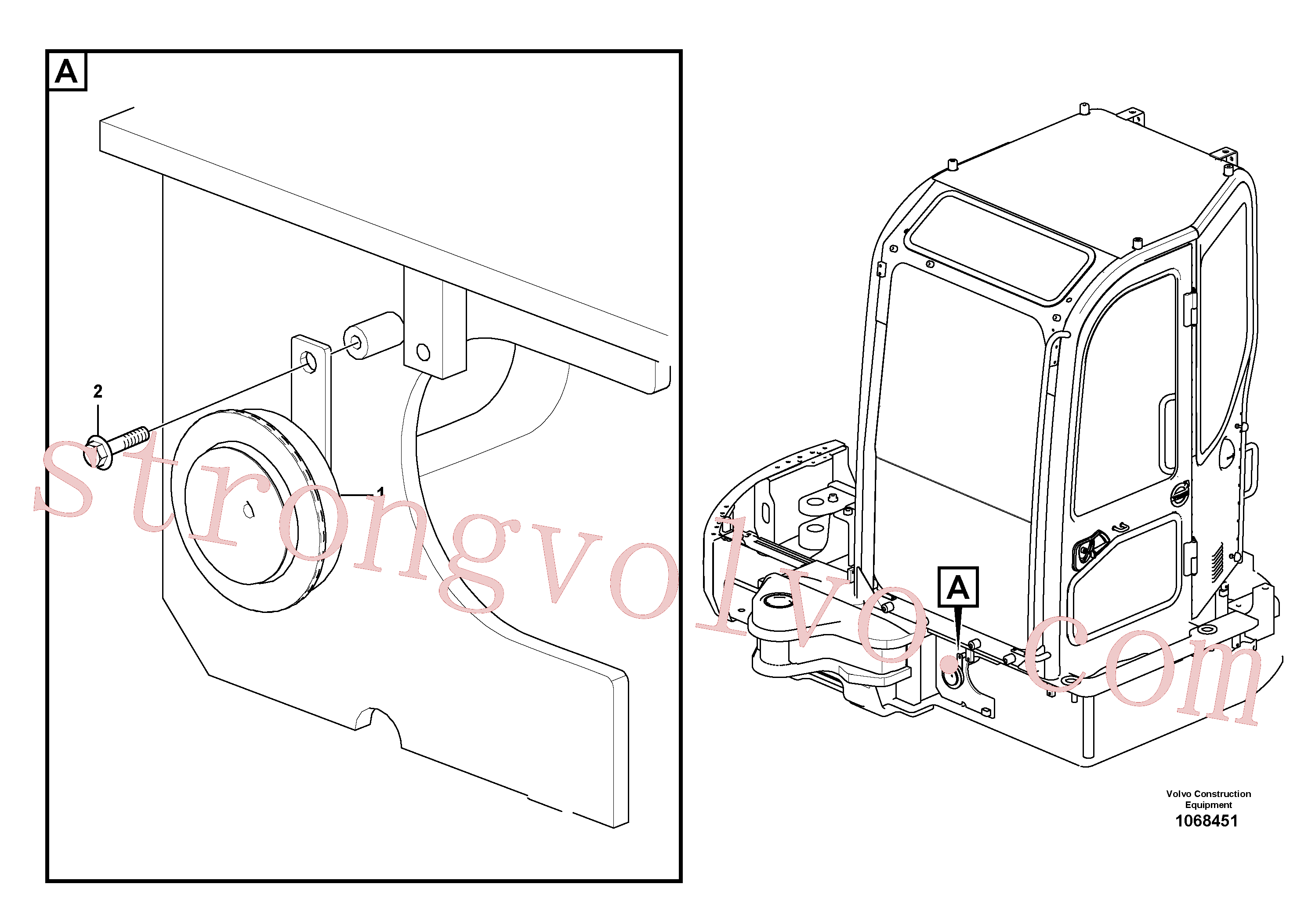 VOE984732 Parafuso flangeado Inscreva-se para Volvo Acessórios para escavadeira