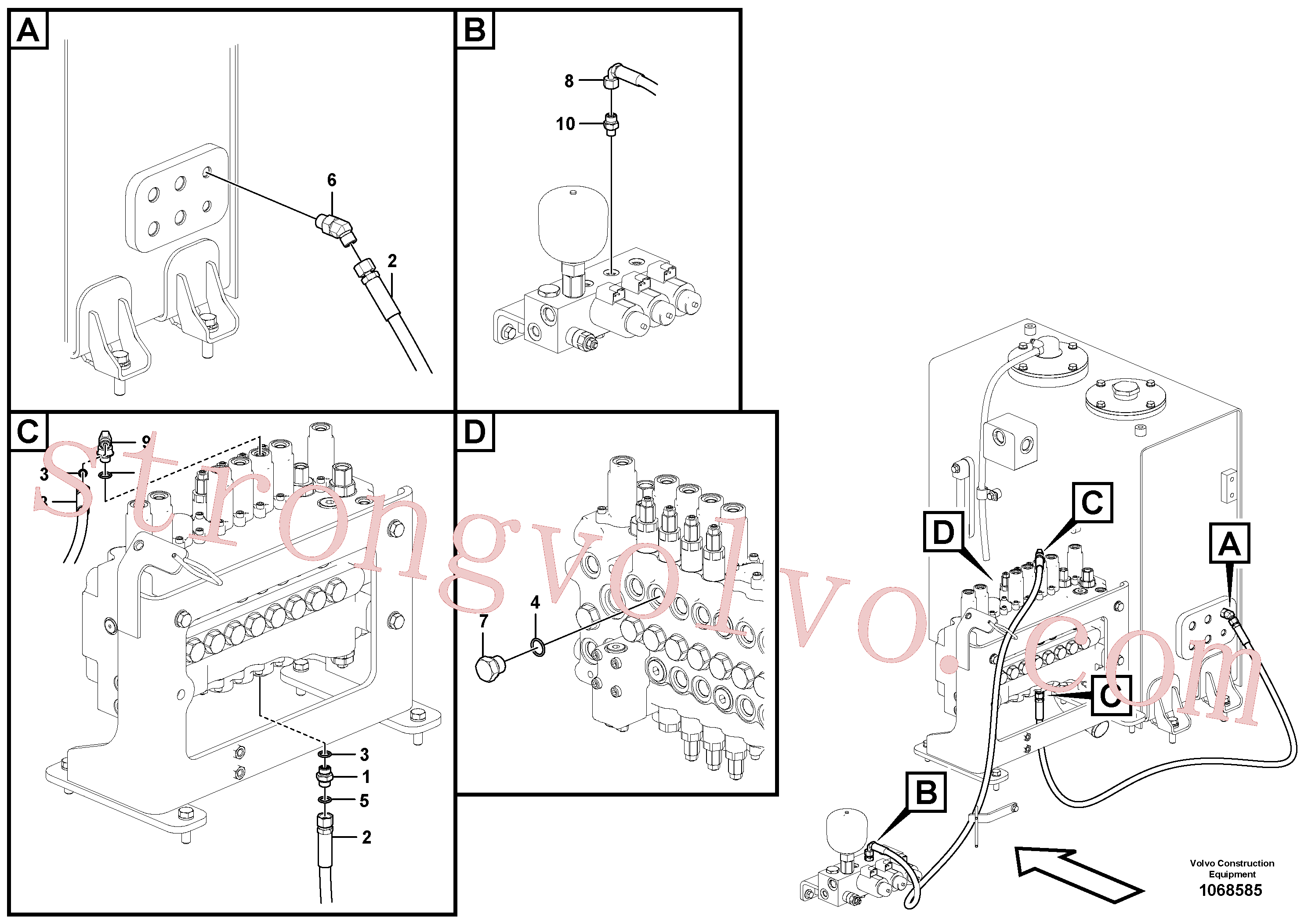 Volvo Montagem VOE15175243 Pilot Acessórios
