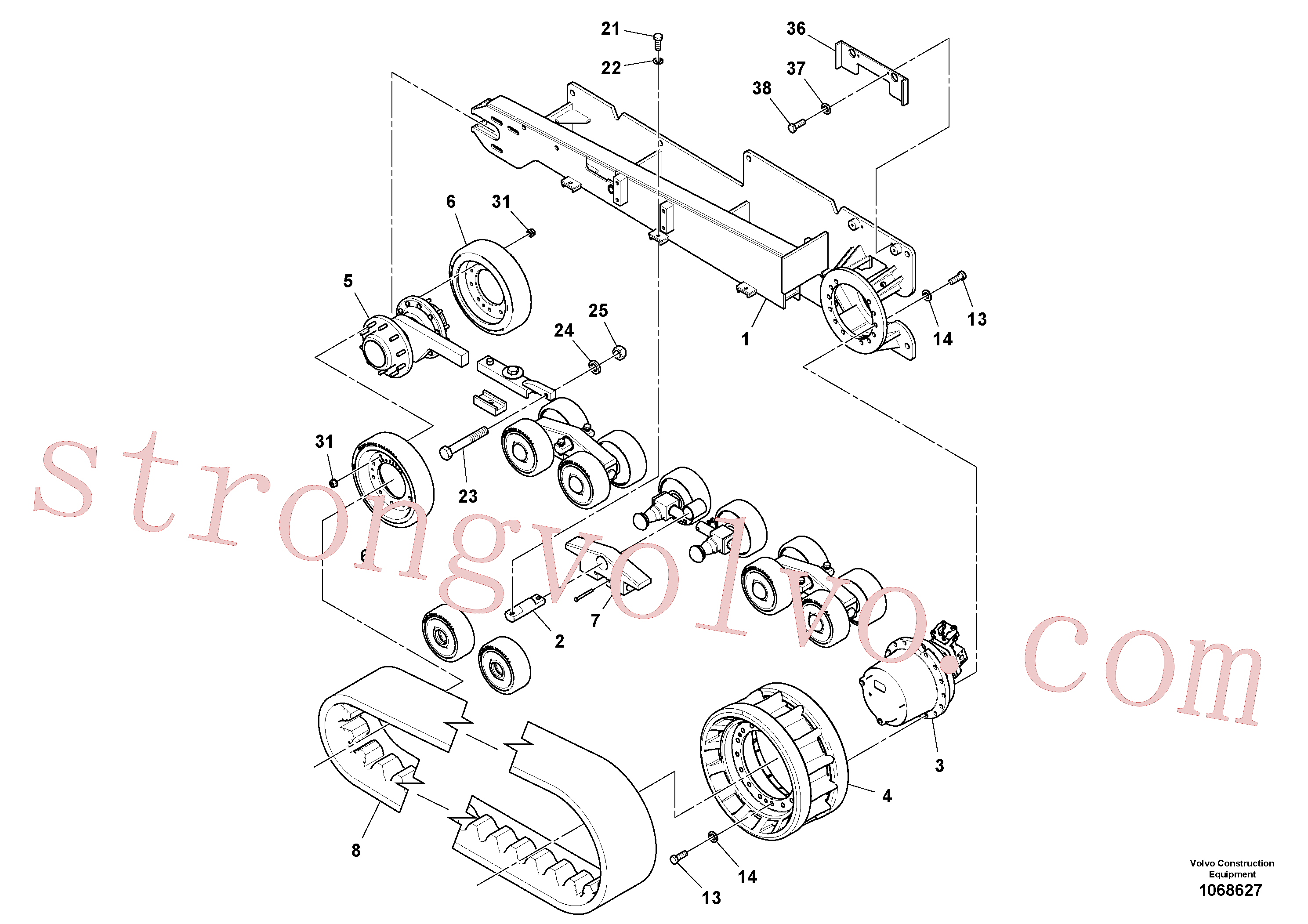 Volvo Montagem RM95995056 Parafuso sextavado Acessórios