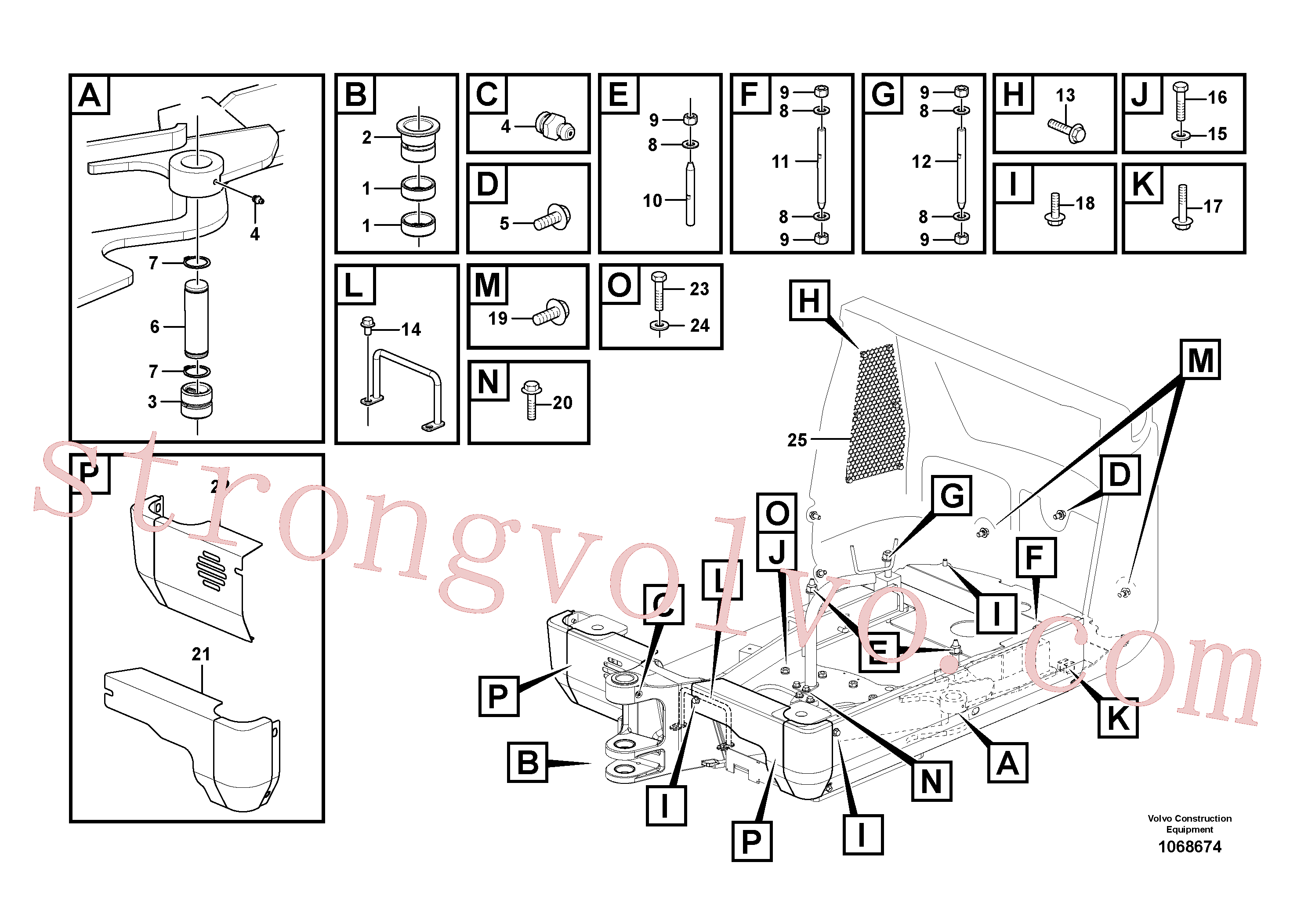 VOE11809063 Volvo Superstrutura(1068674 Montagem)