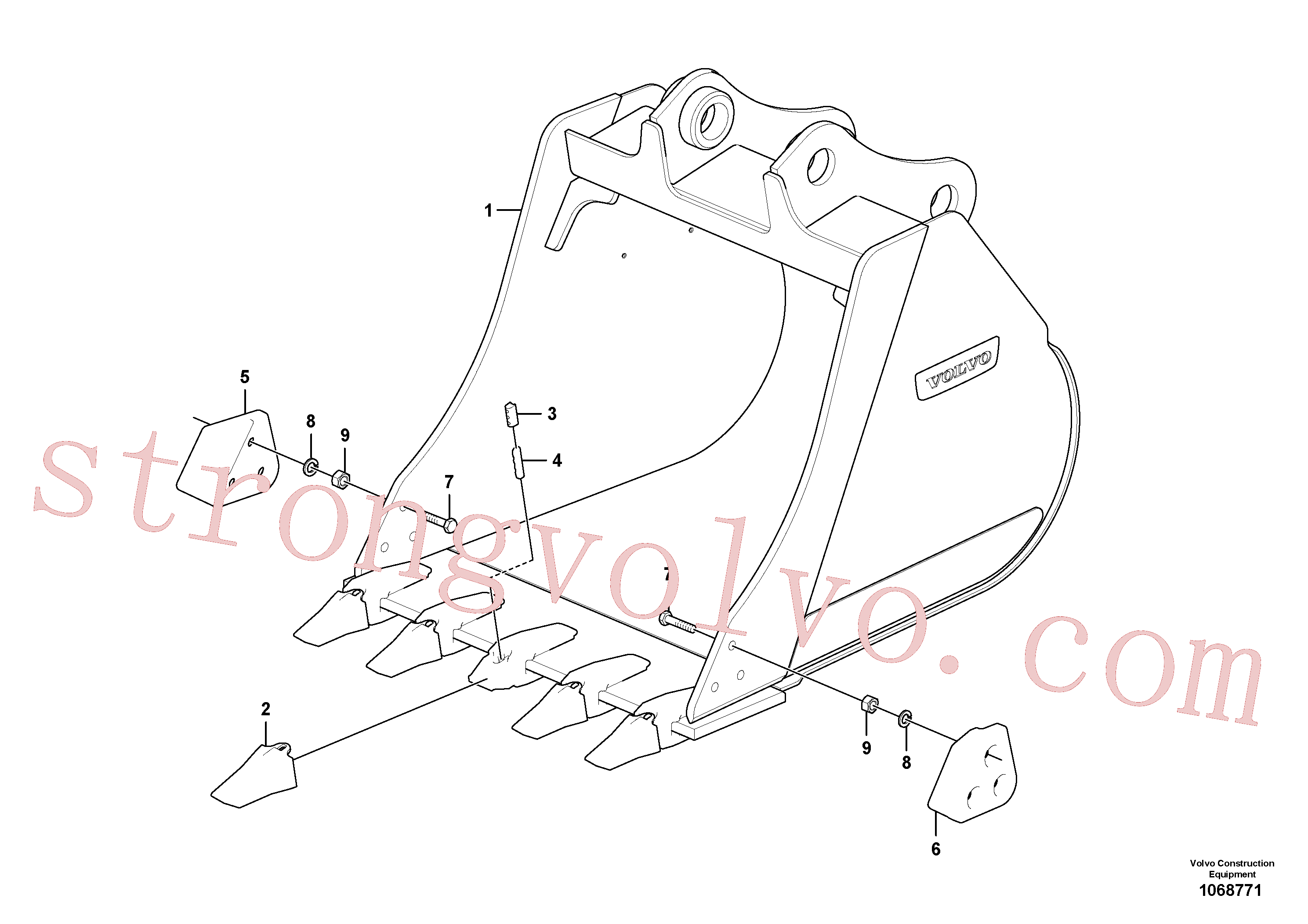 SA1071-01840 Volvo(1068771 Montagem)