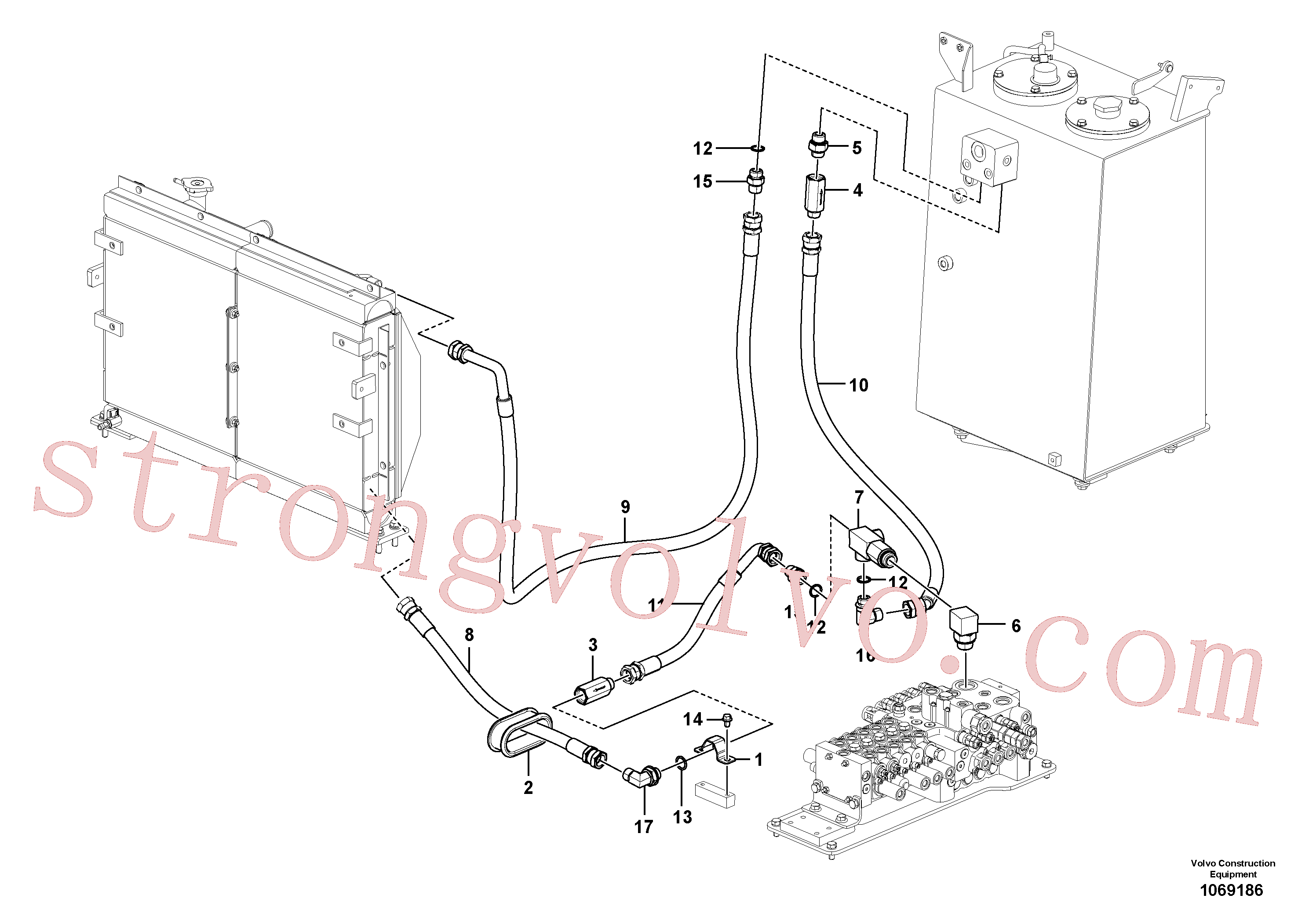 Volvo Acessórios para escavadeira VOE14647419 Niple Acessórios