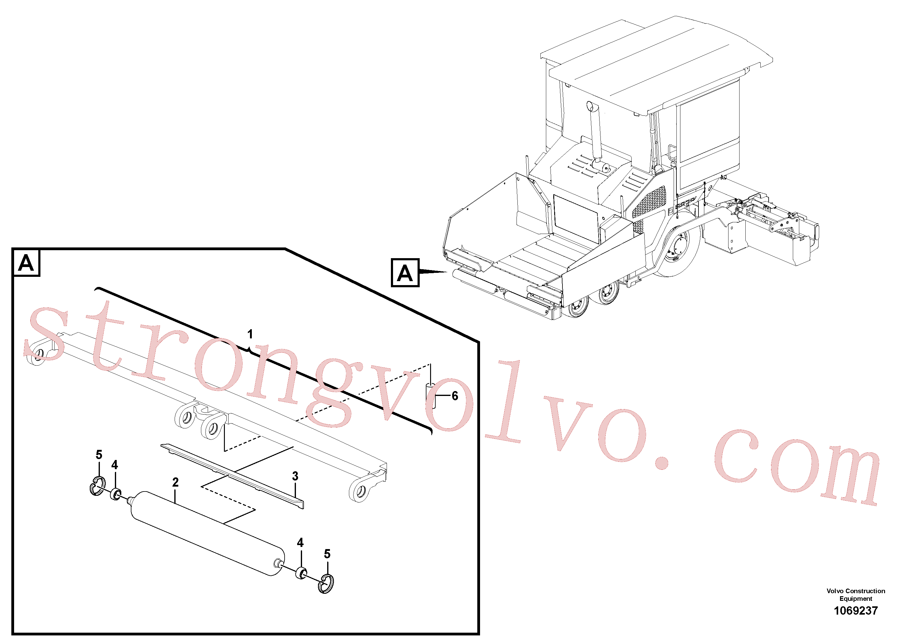 RM14669097 Volvo Travessa oscilante(1069237 Montagem)