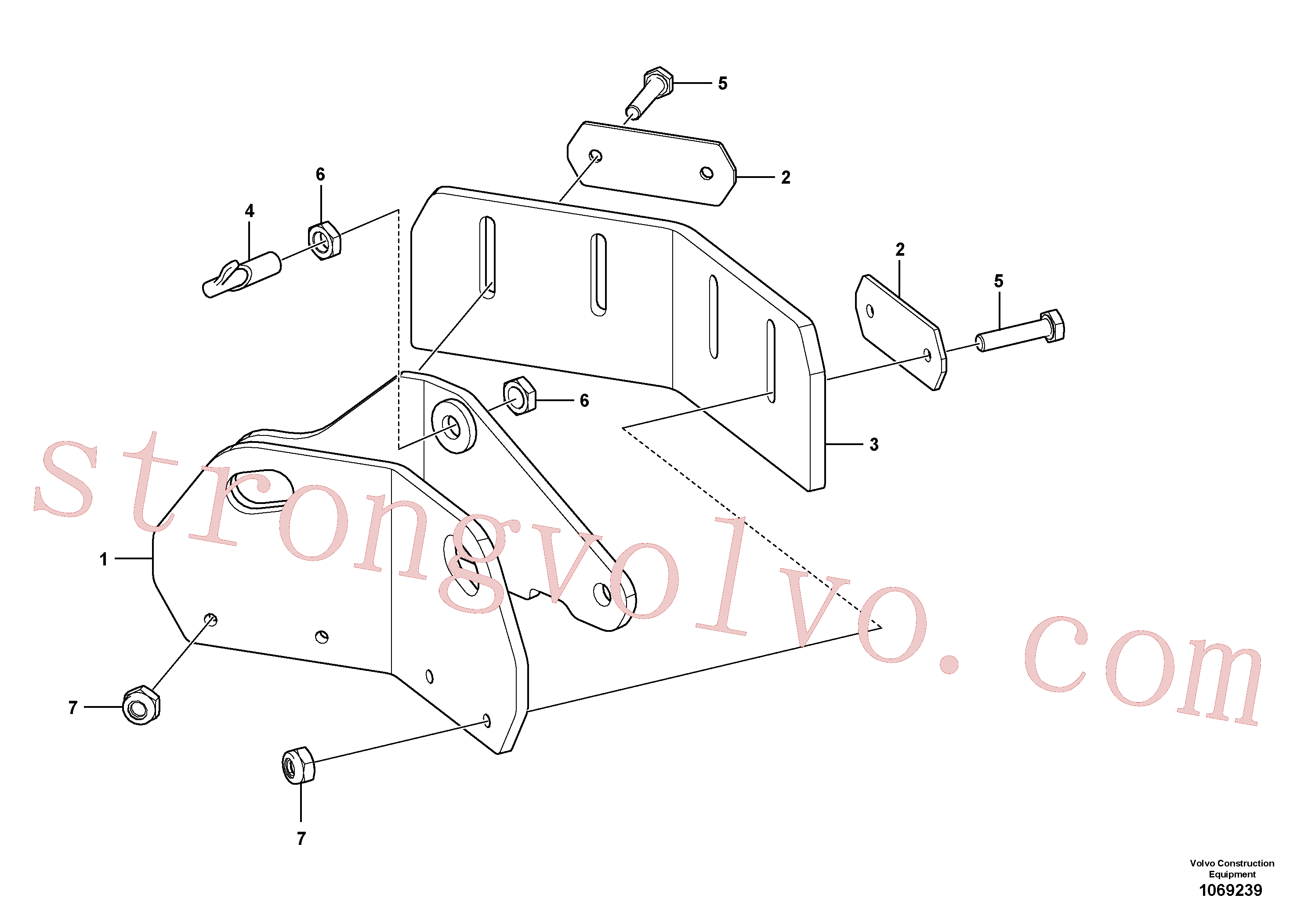 Volvo Montagem RM80874662 Defletor Acessórios