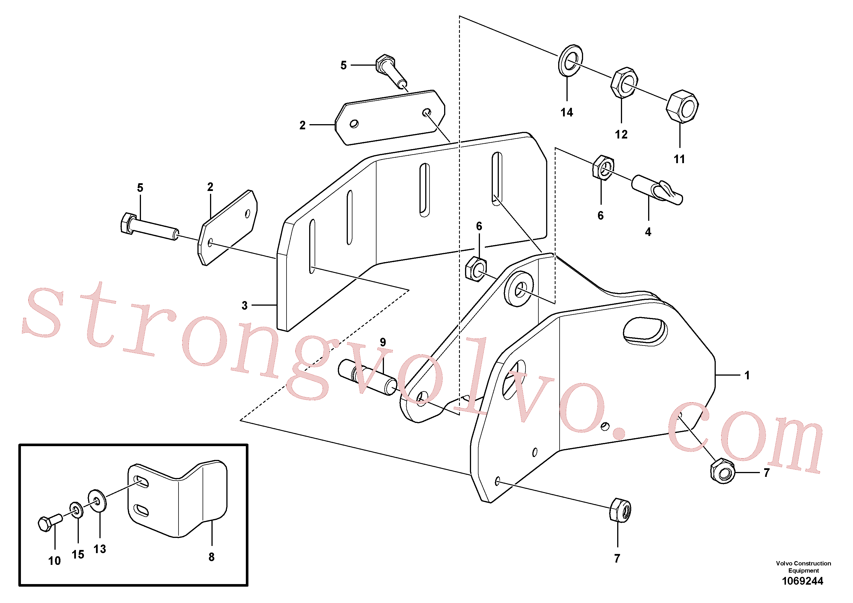 RM80855943 Volvo Raspadeira(1069244 Montagem)