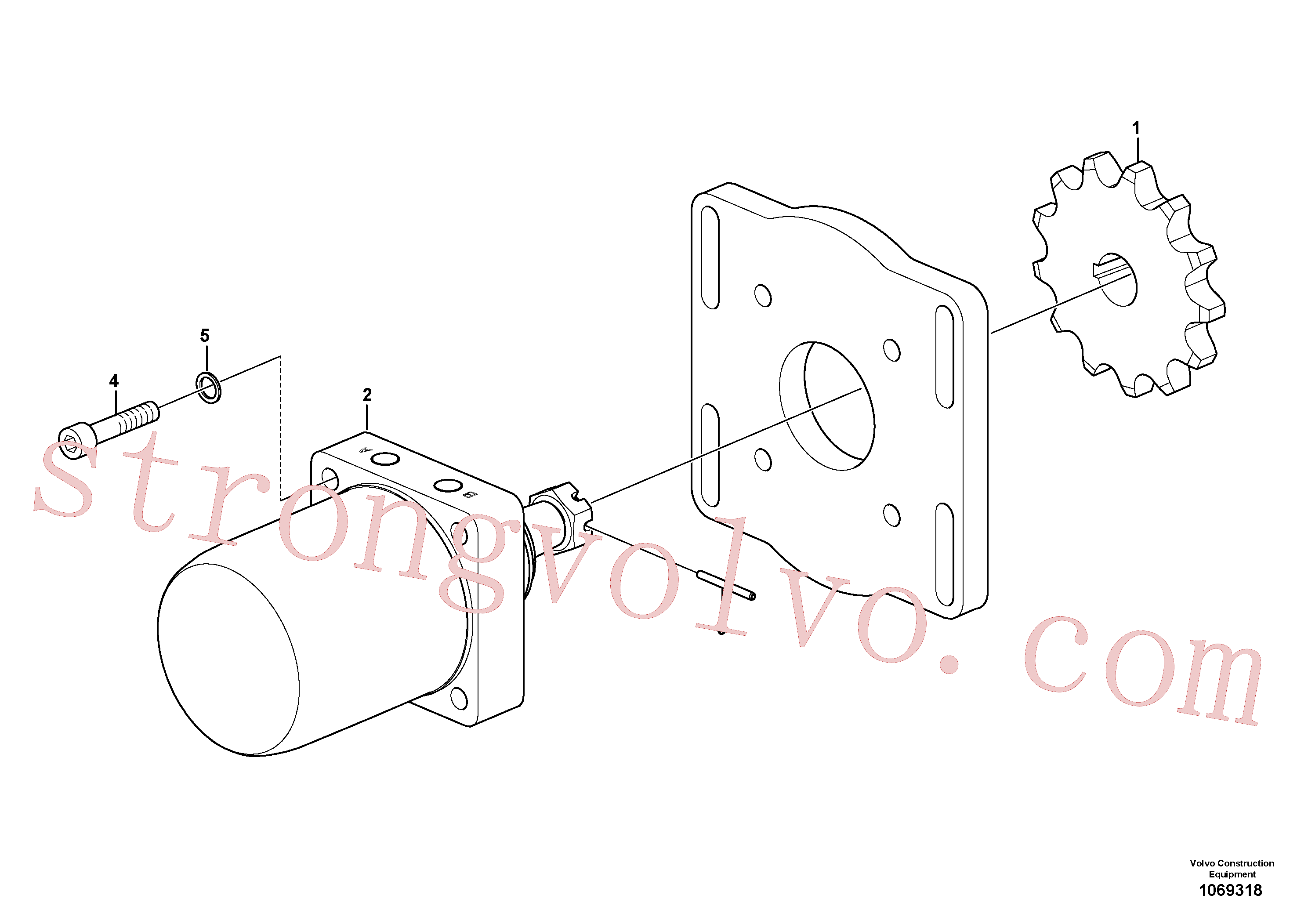 RM14215867 Volvo Conjunto da transmissão(1069318 Montagem)