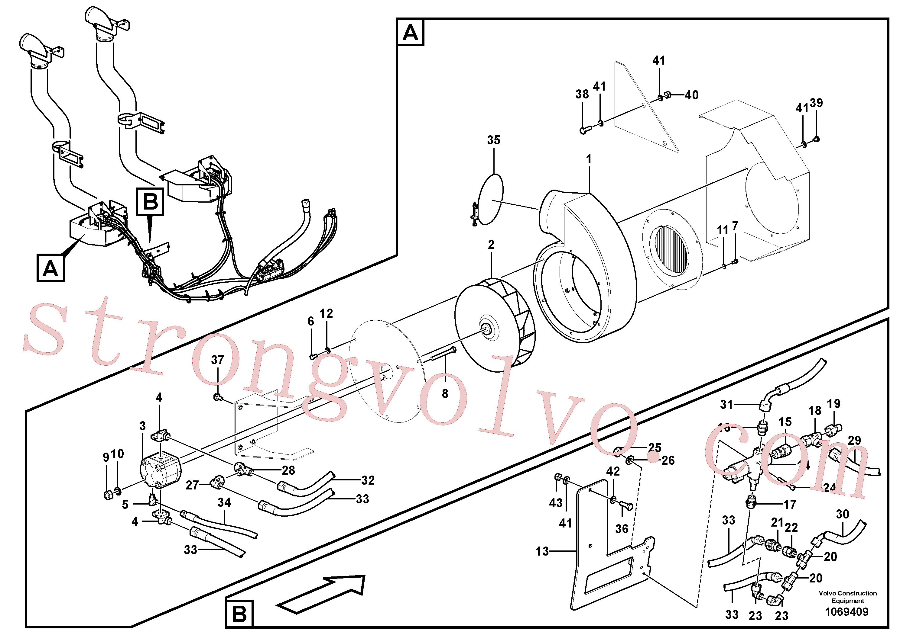 RM14202253 Volvo Extractor de gases(1069409 Montagem)