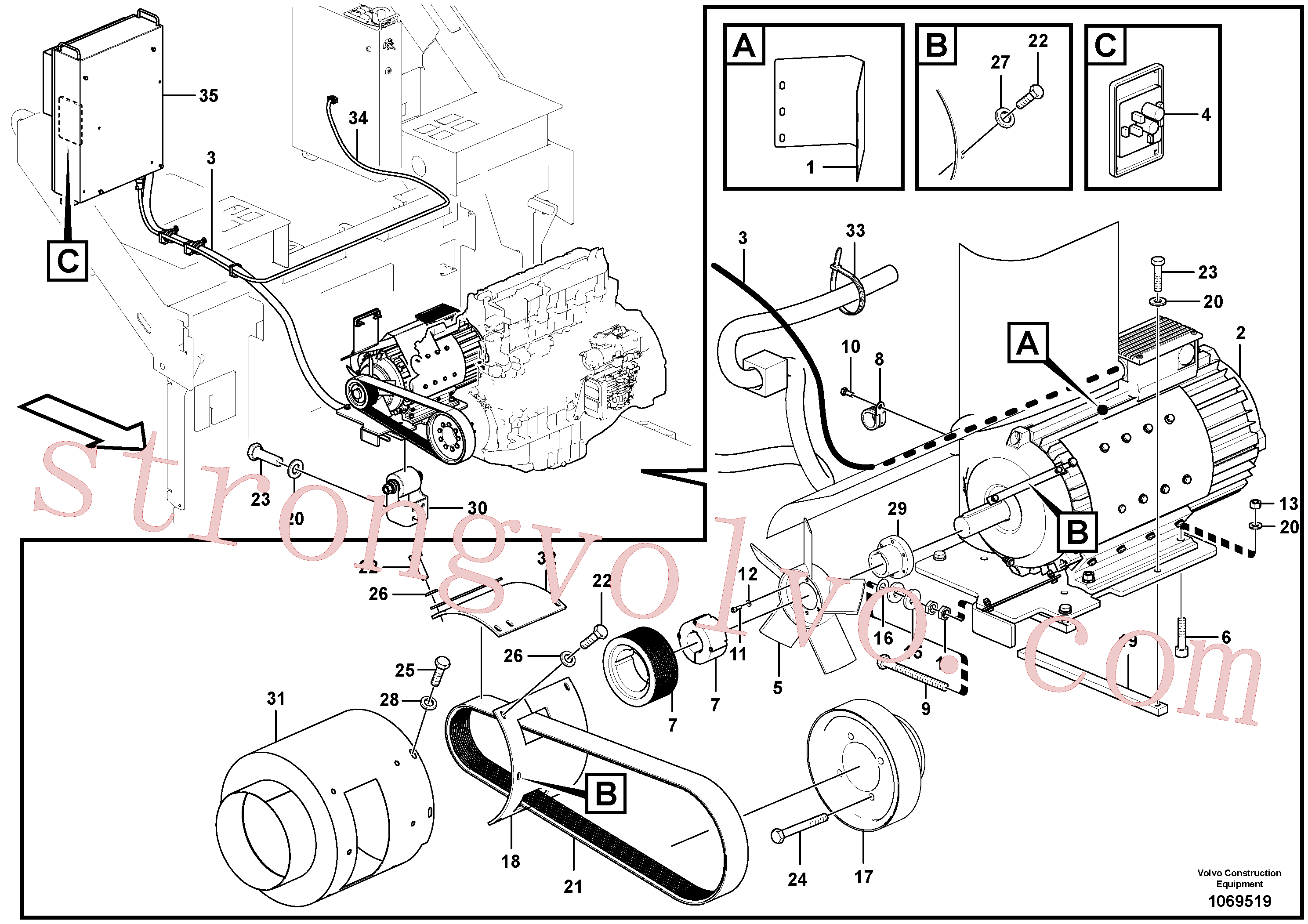 VOE14262059 Volvo(1069519 Montagem)