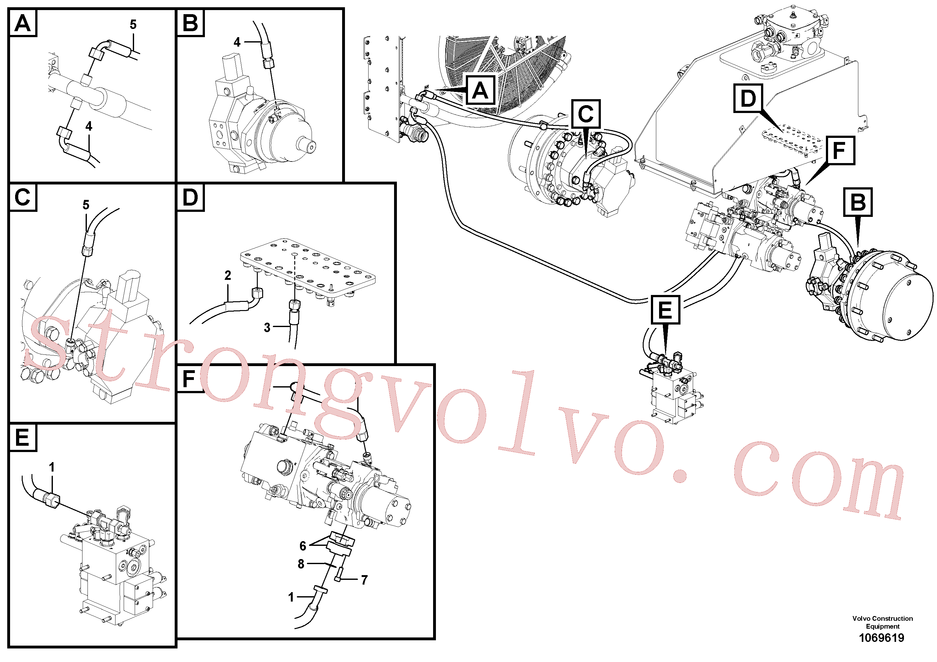 Volvo RM96719398 Parafuso soquete sext Volvo Acessórios para escavadeira