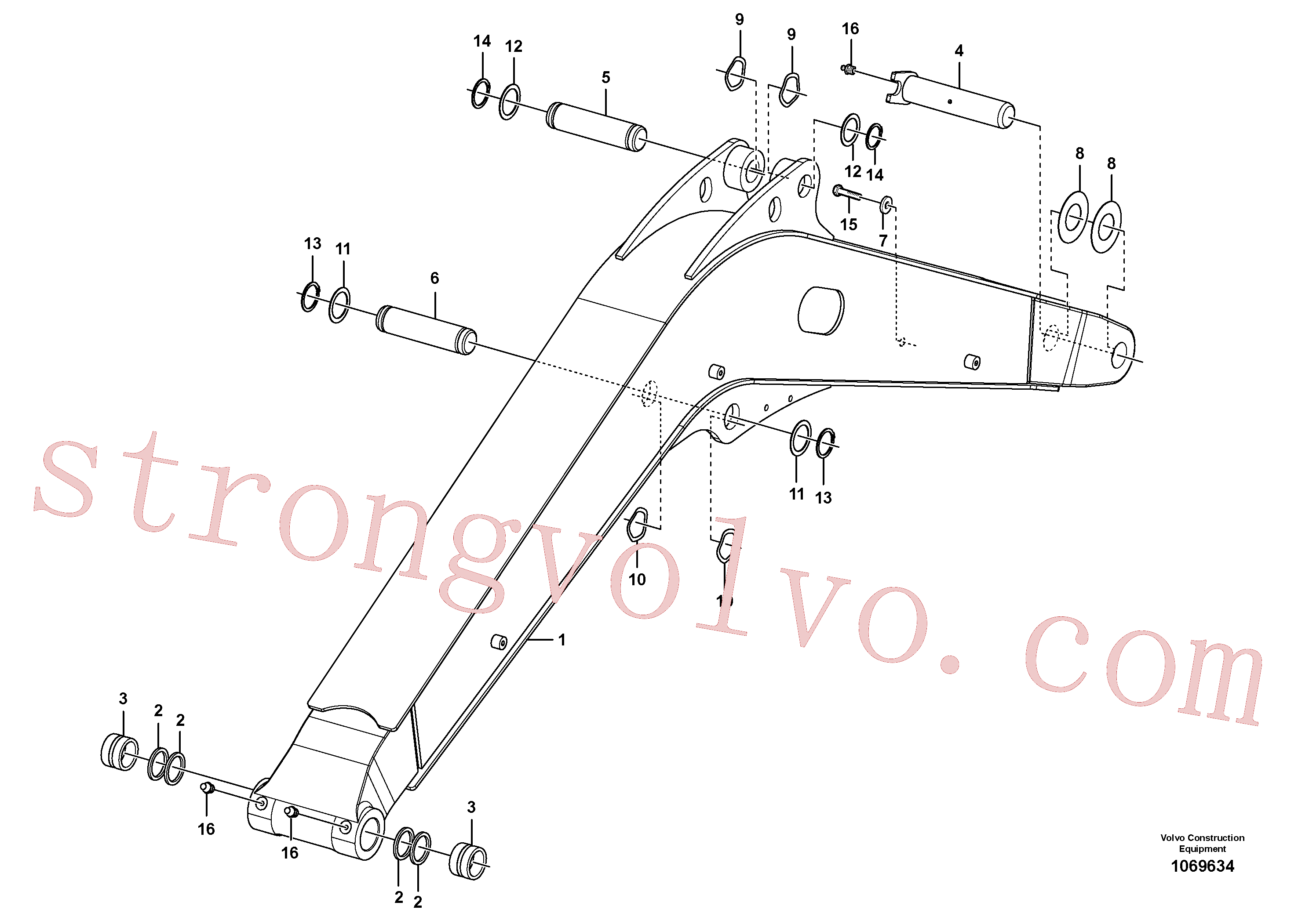 VOE15627980 Volvo Lança(1069634 Montagem)