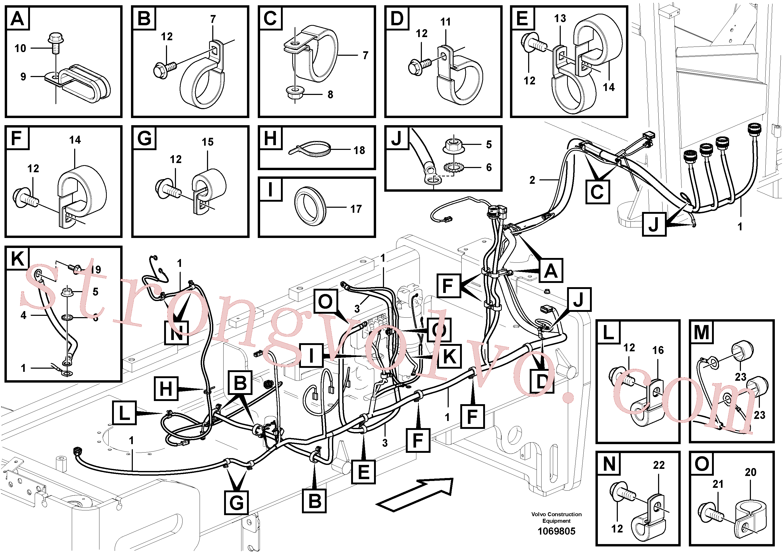 VOE952637 Volvo(1069805 Montagem)