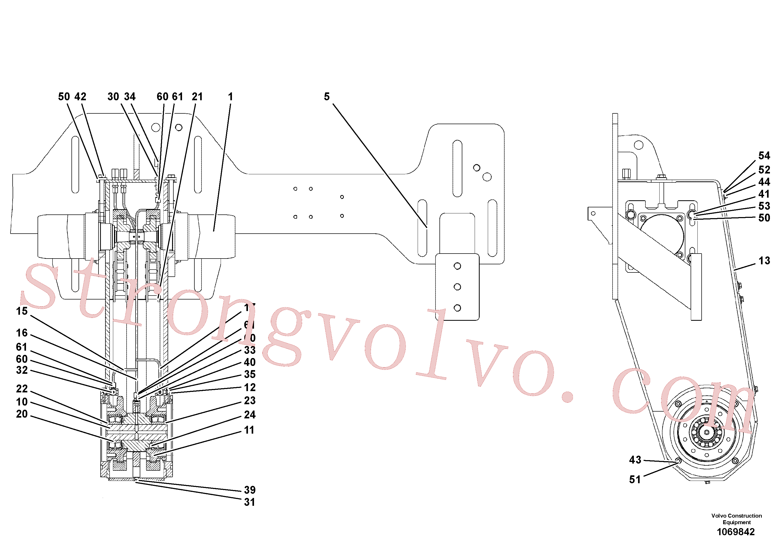RM96722160 Parafuso sextavado Inscreva-se para Volvo Acessórios para escavadeira