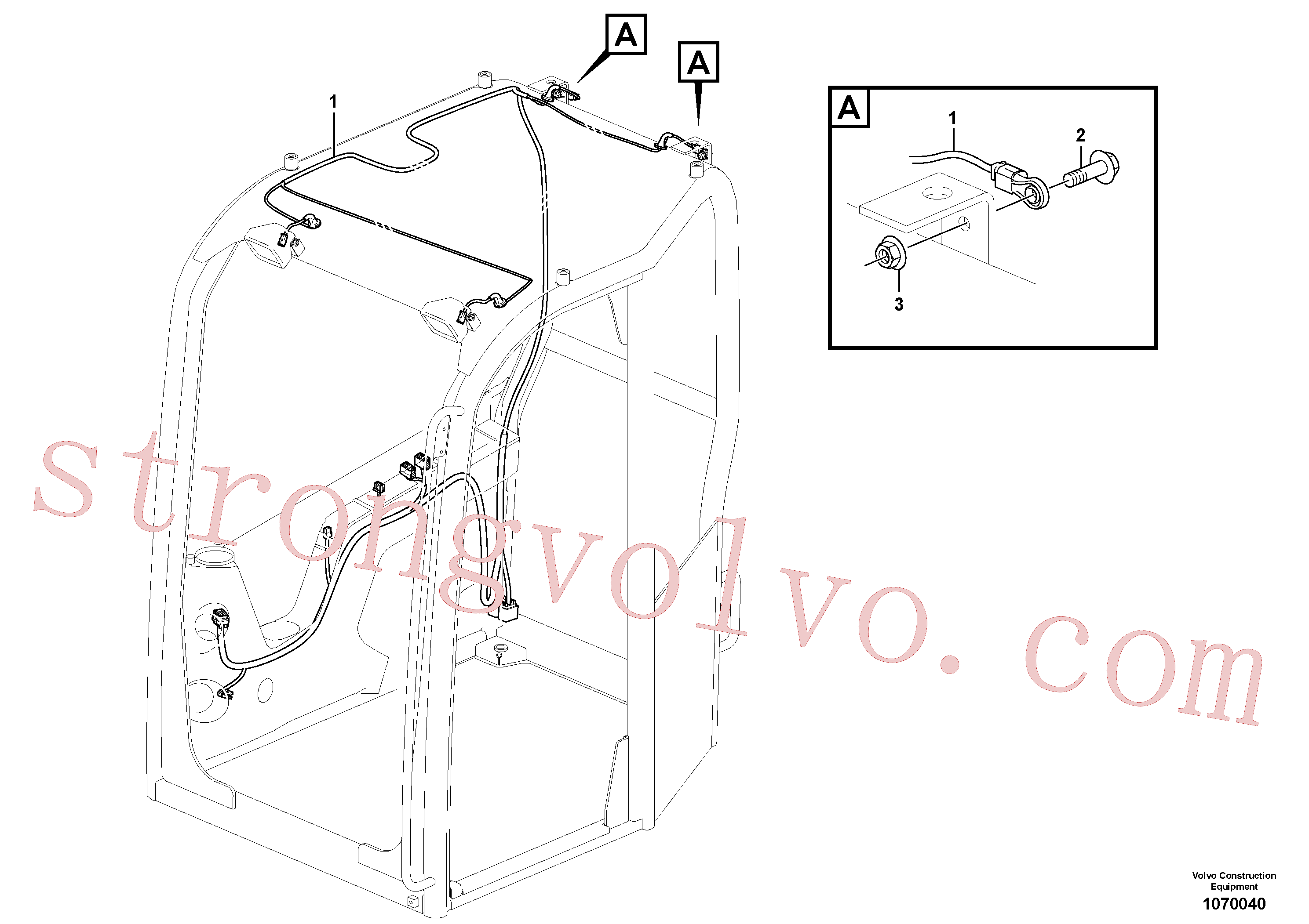 Volvo Montagem VOE946329 Parafuso flangeado Acessórios