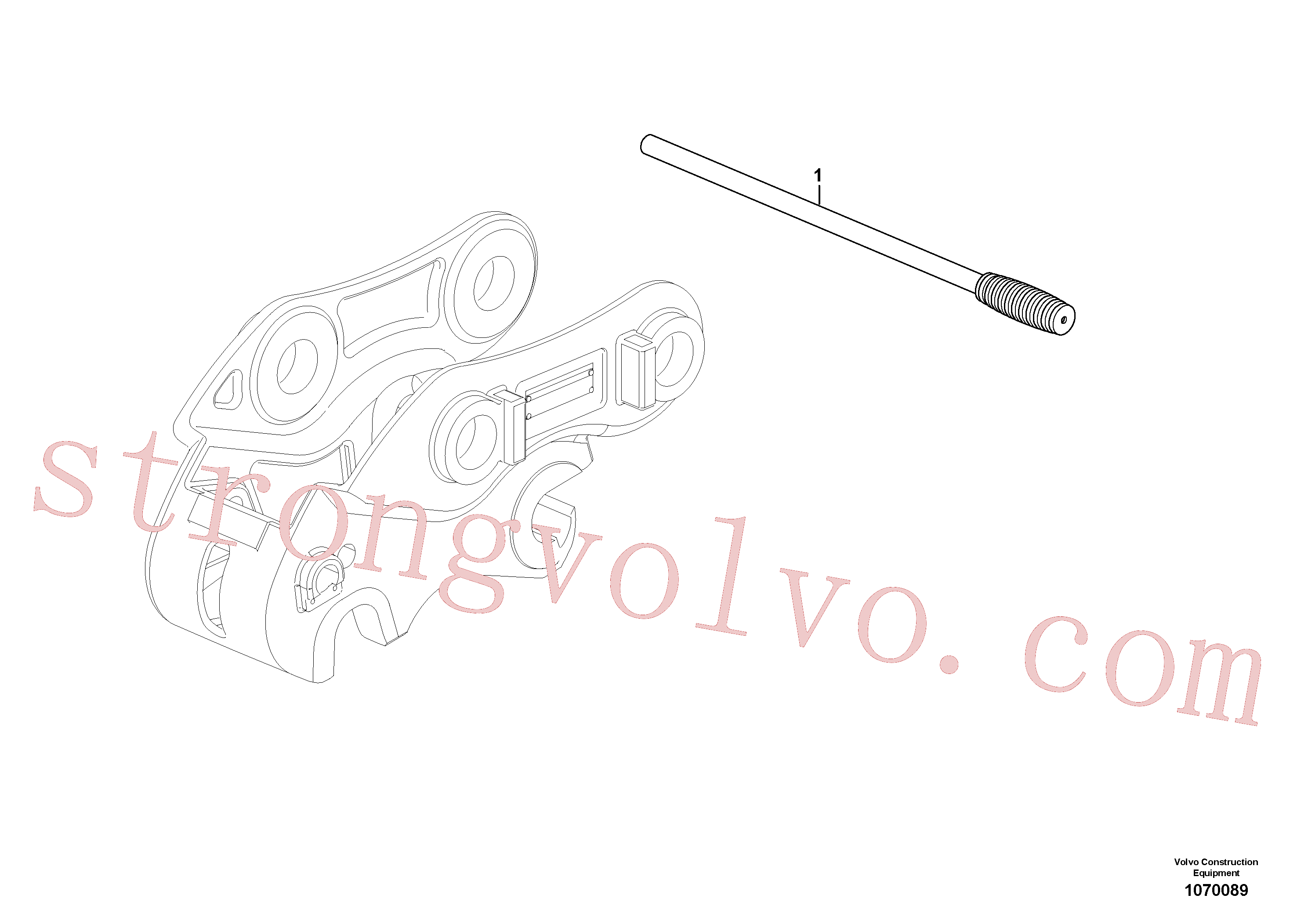 Volvo Acessórios para escavadeira VOE15626831 Manopla Acessórios