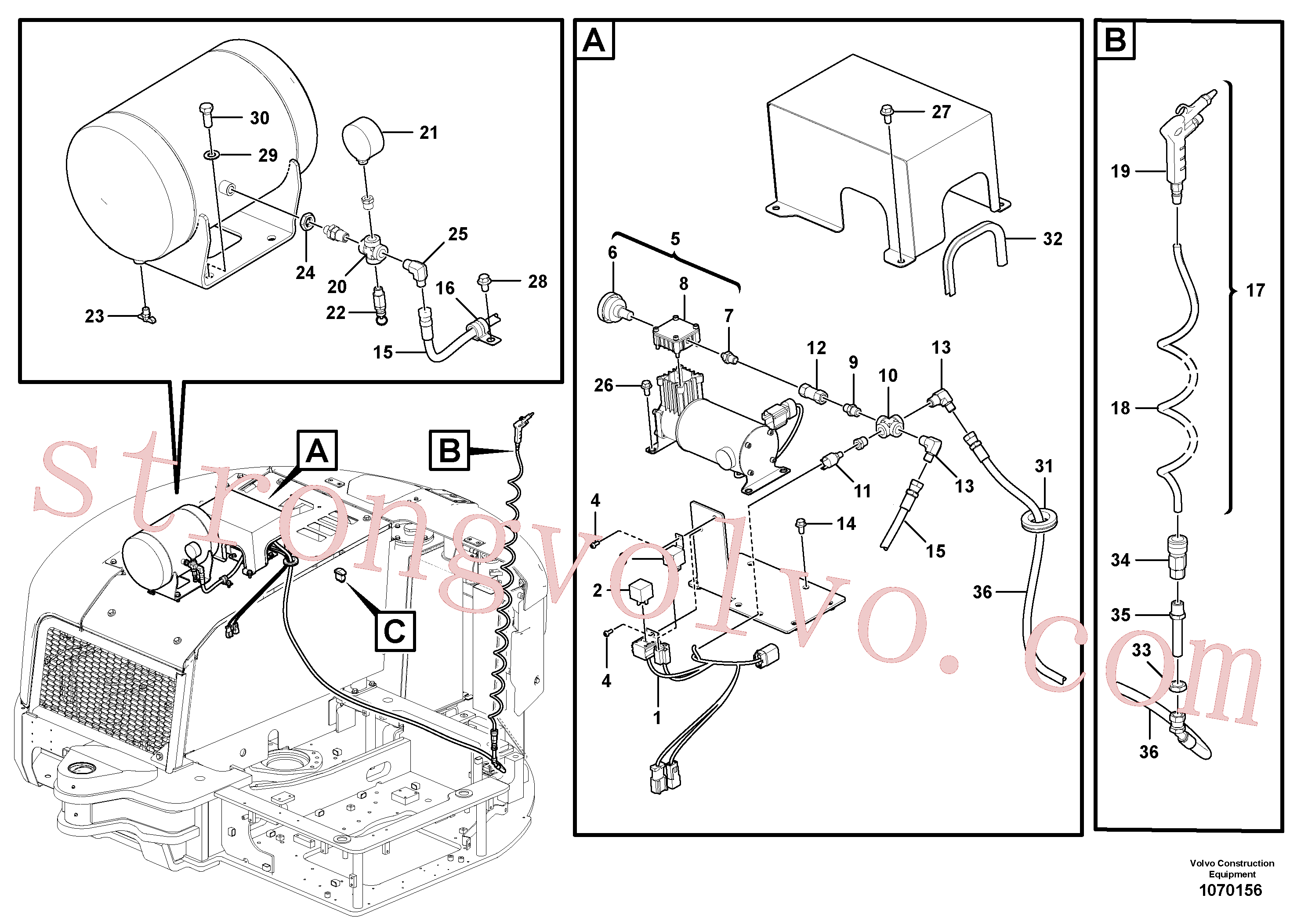 VOE14596343 Volvo(1070156 Montagem)
