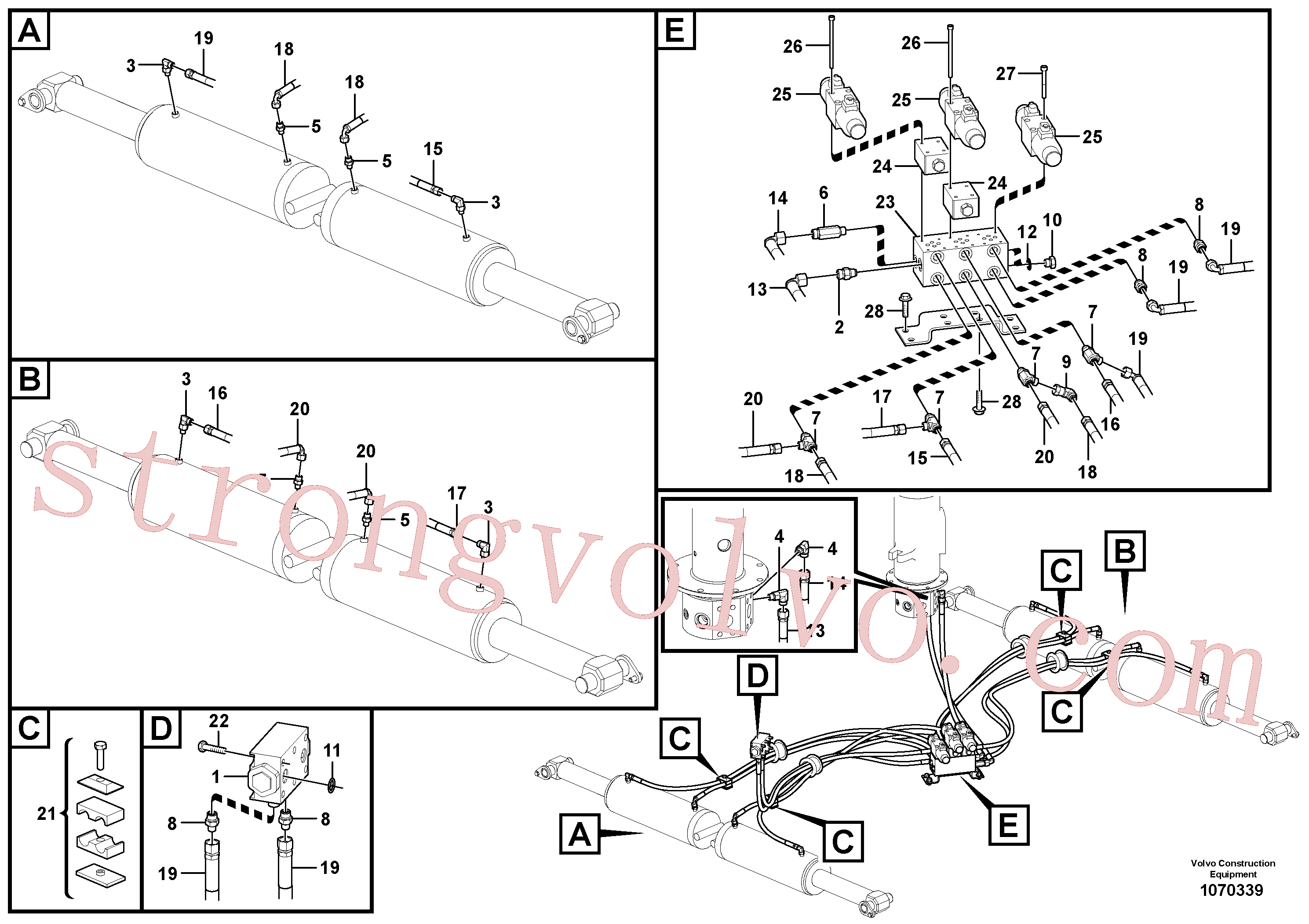 VOE15185968 Volvo(1070339 Montagem)