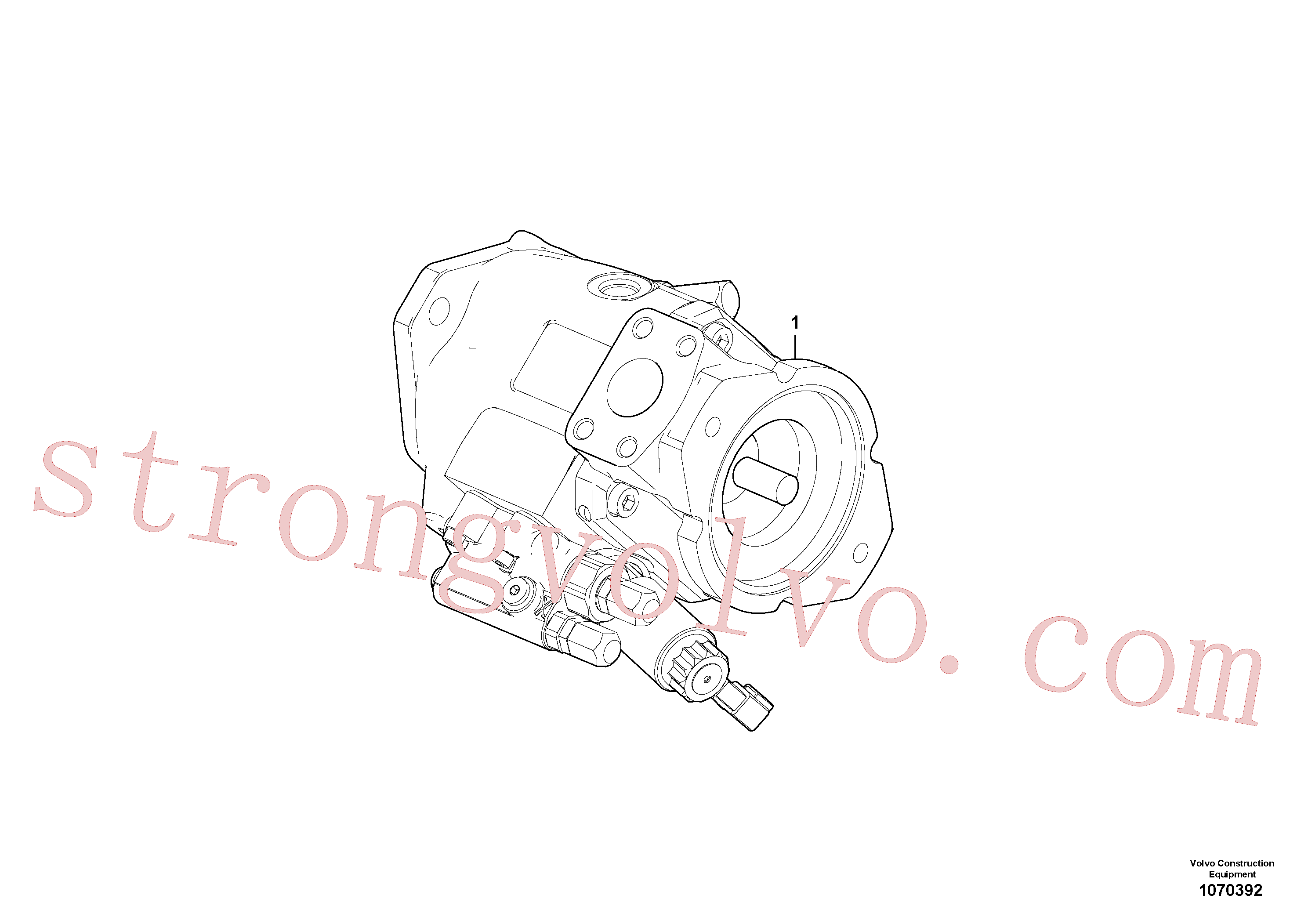 RM80790066 Volvo Bomba de deslocamento variável(1070392 Montagem)