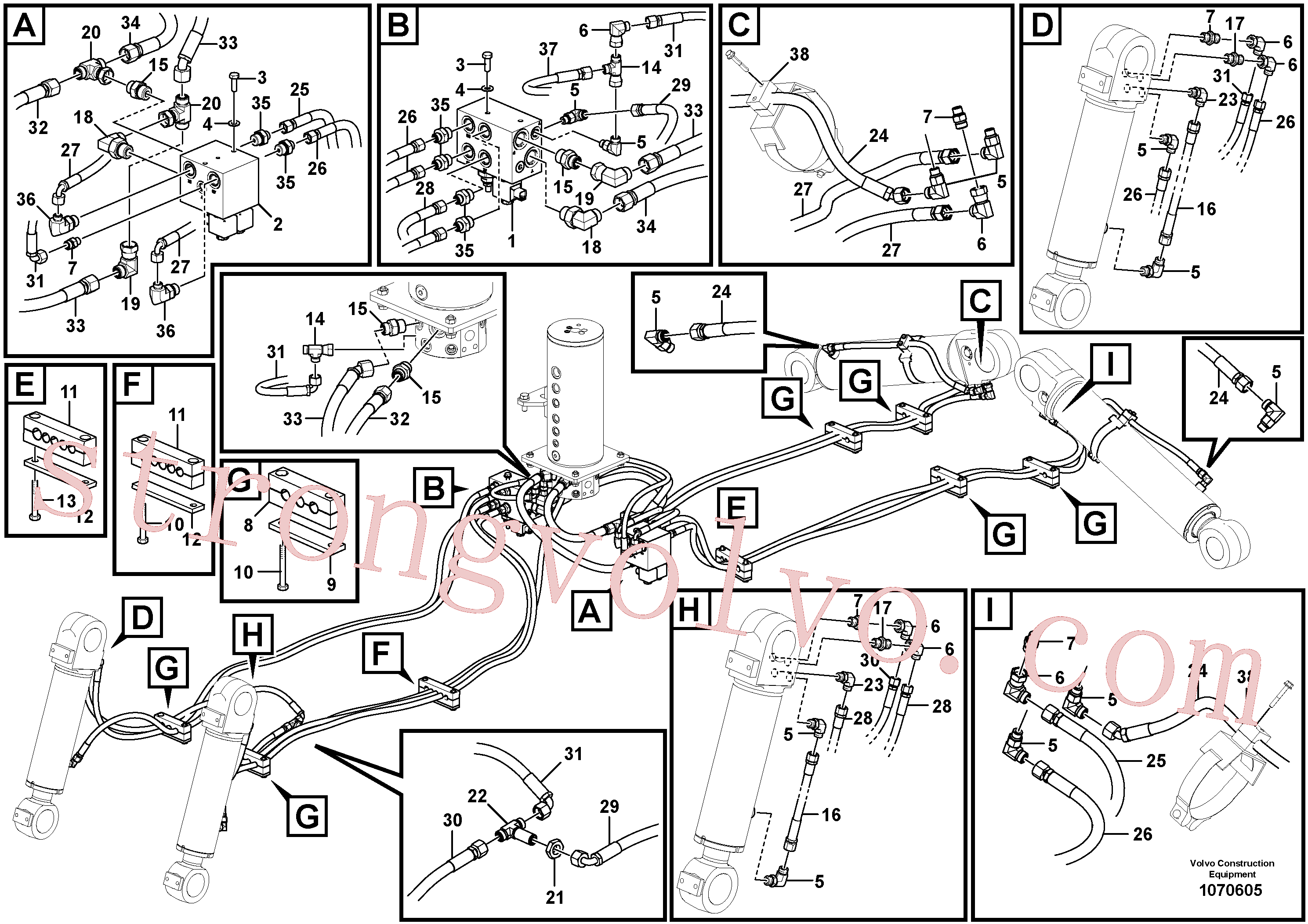 Volvo Acessórios para escavadeira VOE937099 Eternity/2 Acessórios