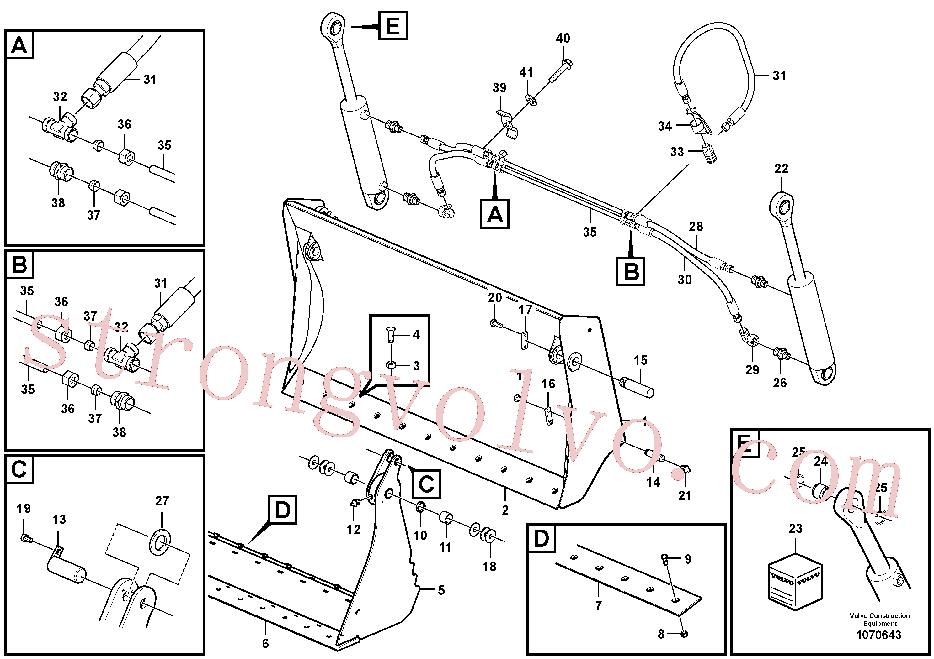 ZM7092973 Volvo Balde multifunções(1070643 Montagem)