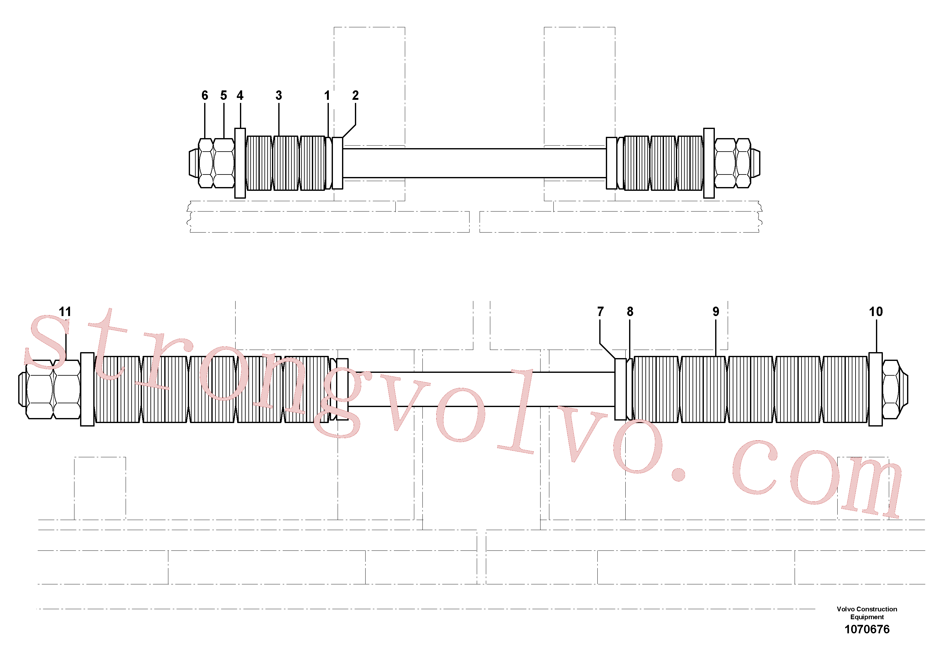 RM14101562 Arruela Inscreva-se para Volvo Acessórios para escavadeira
