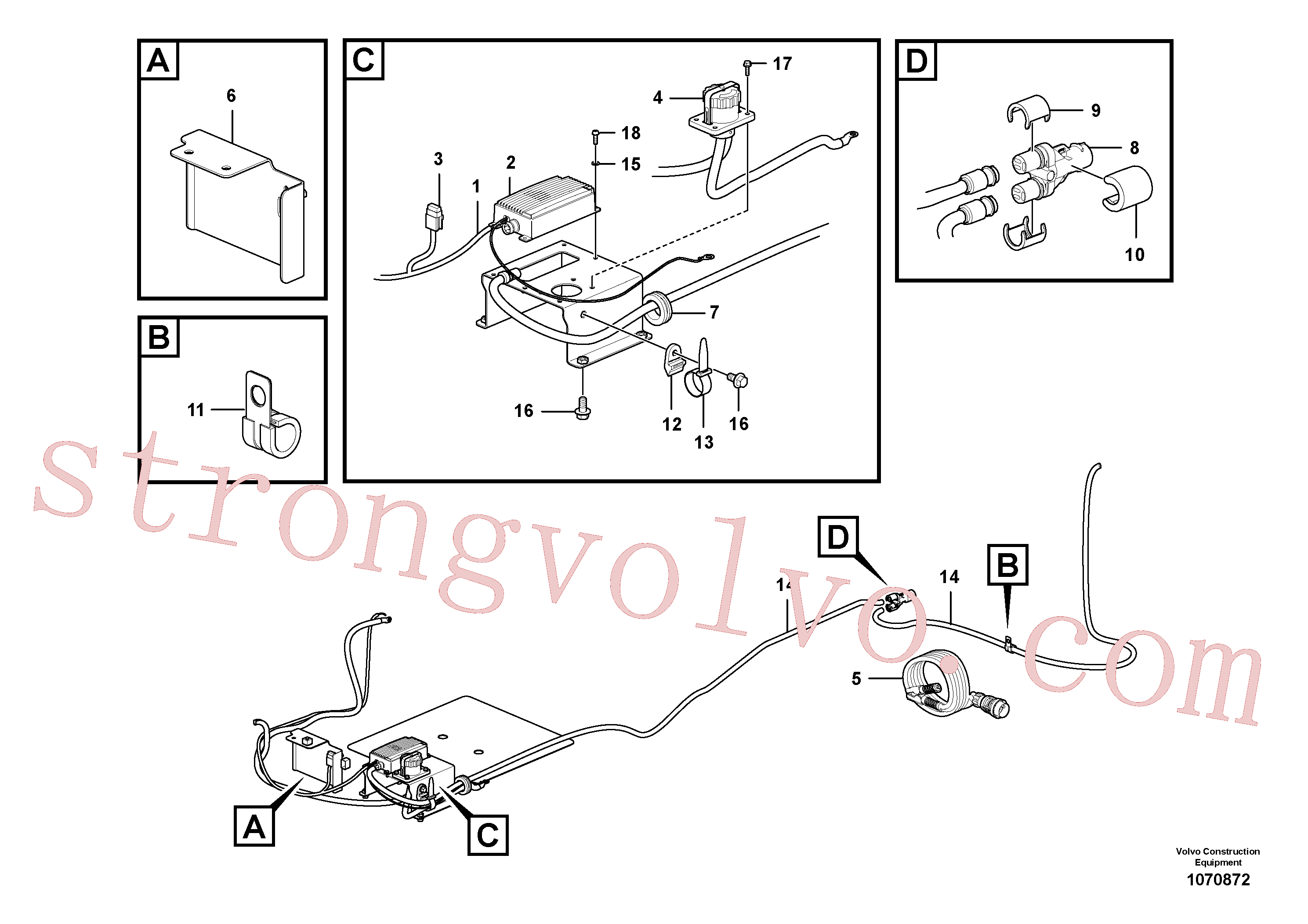 SA9751-13612 Volvo(1070872 Montagem)