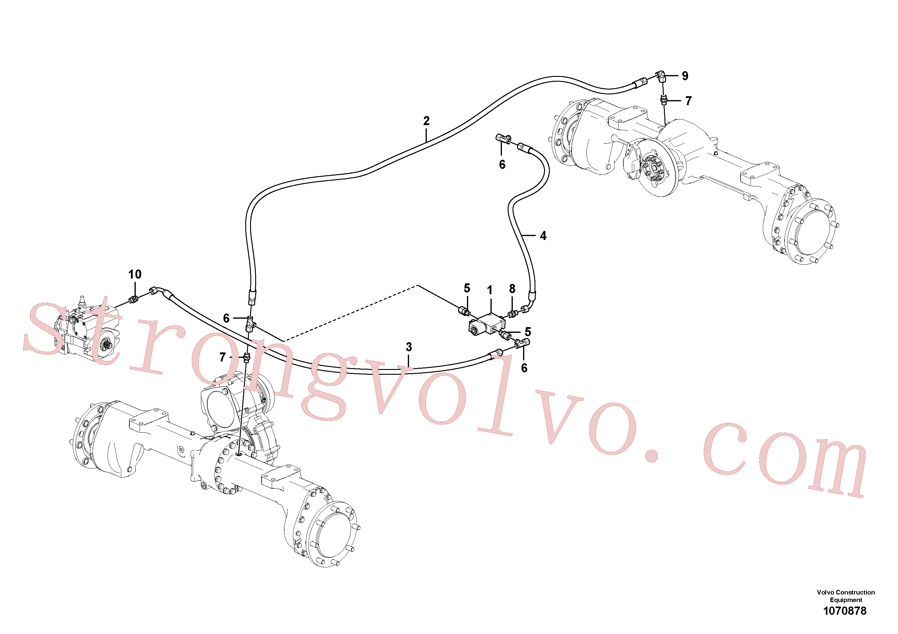 ZM1113780 Volvo Bloqueio diferencial(1070878 Montagem)