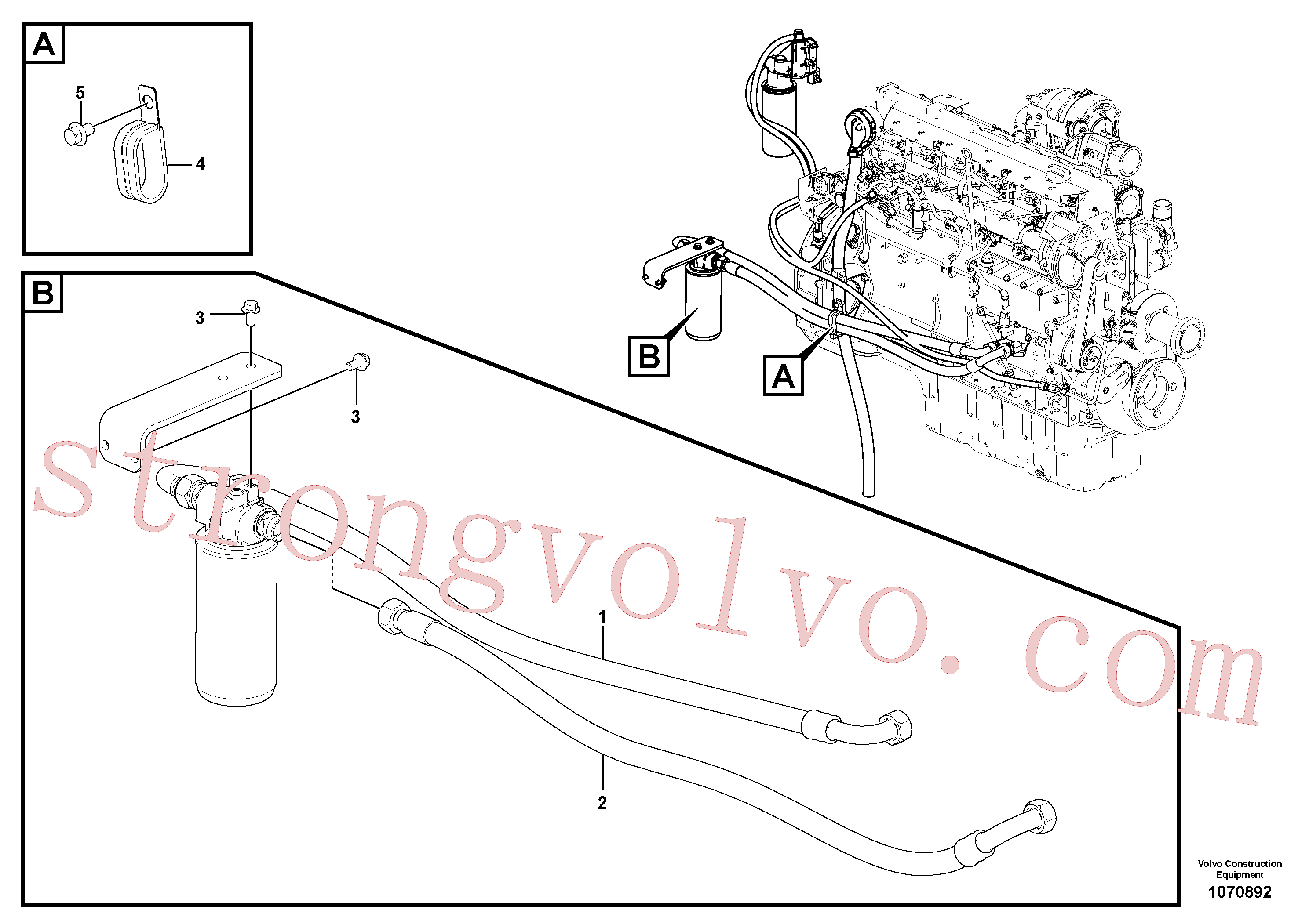 Volvo Montagem VOE14507451 Clipe Acessórios