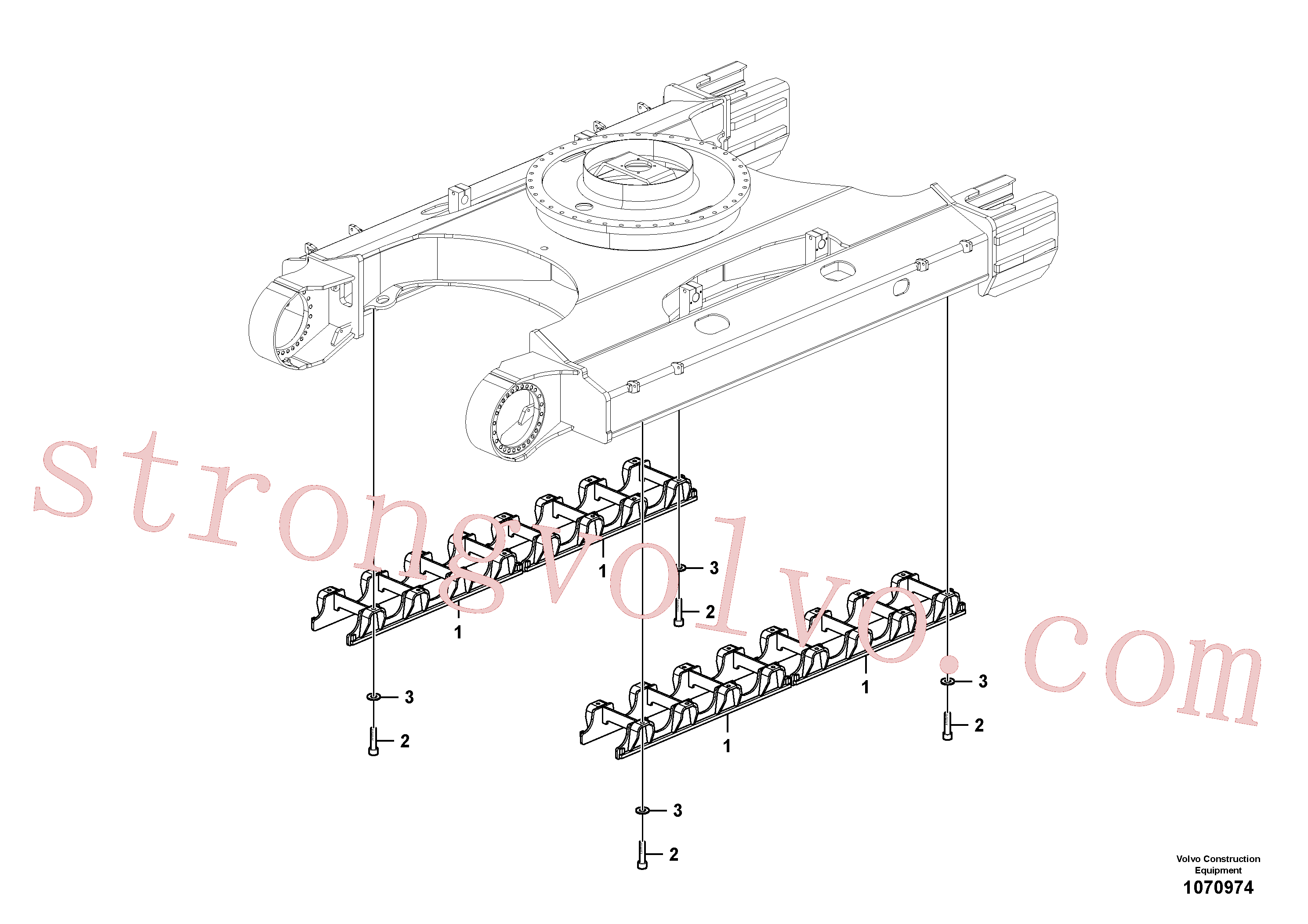 Volvo Montagem VOE955386 Parafuso sextavado Acessórios