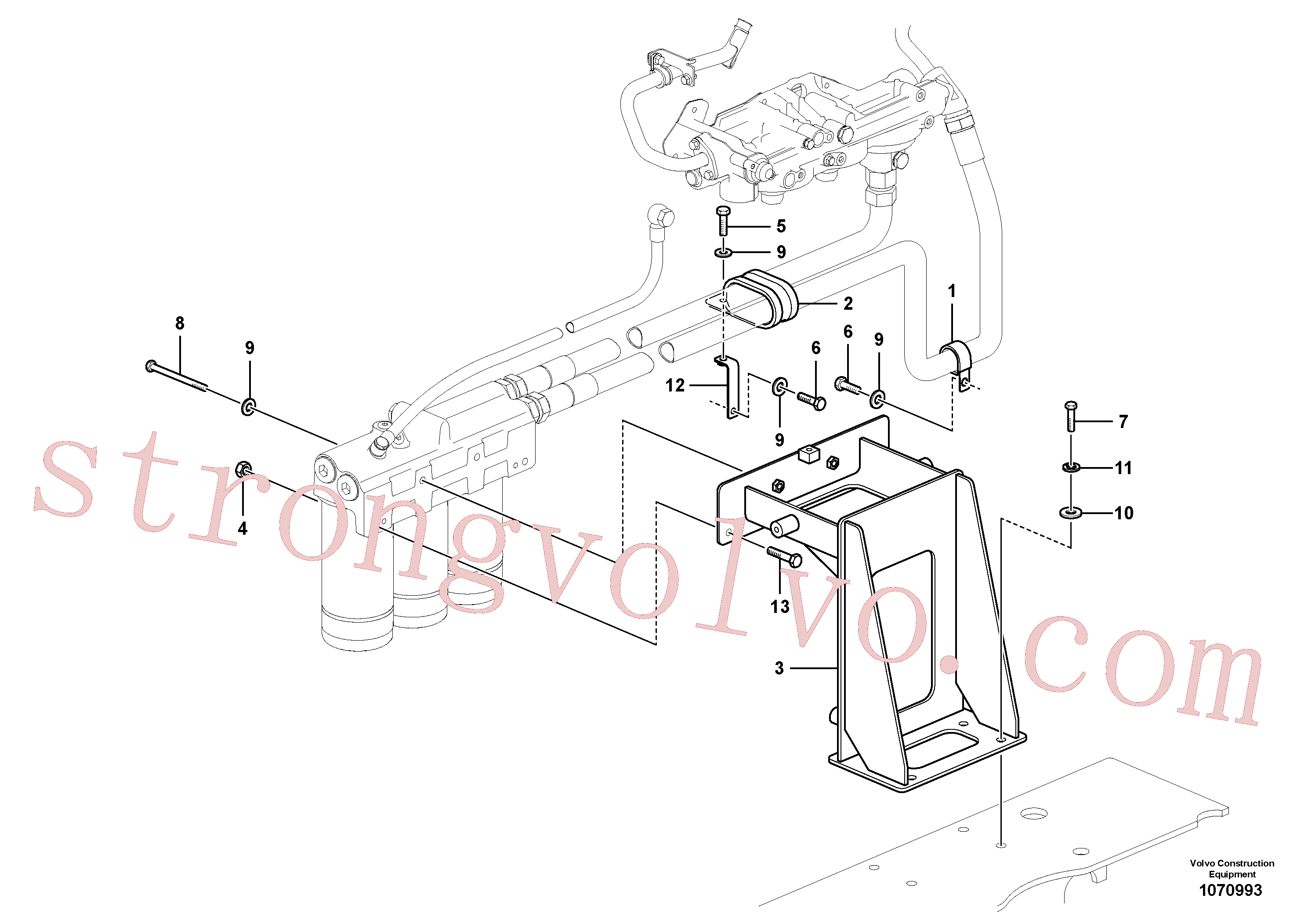 VOE14578932 Volvo Filtro de óleo com acessórios(1070993 Montagem)