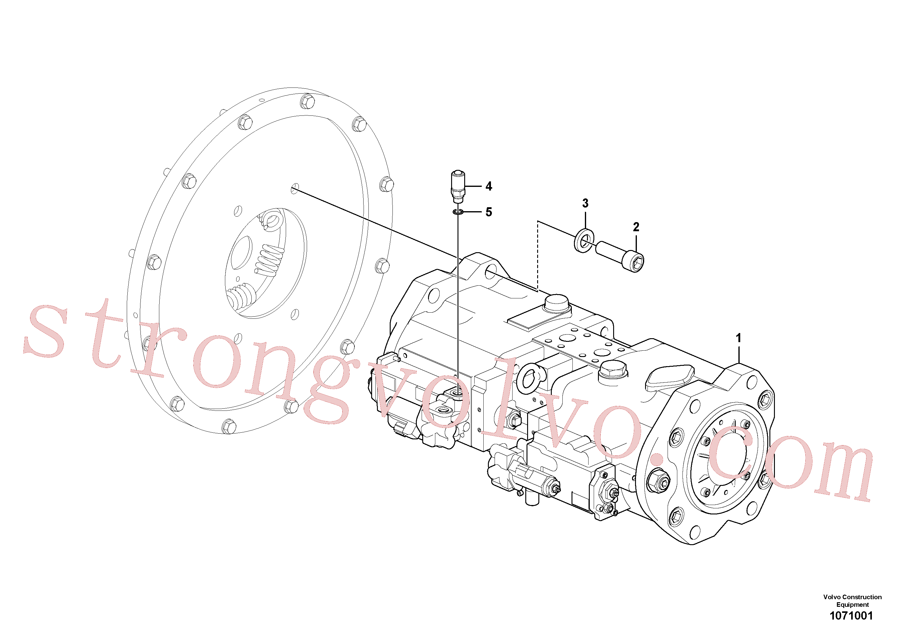 VOE14625695 Bomba hidráulica Volvo escavadeira
