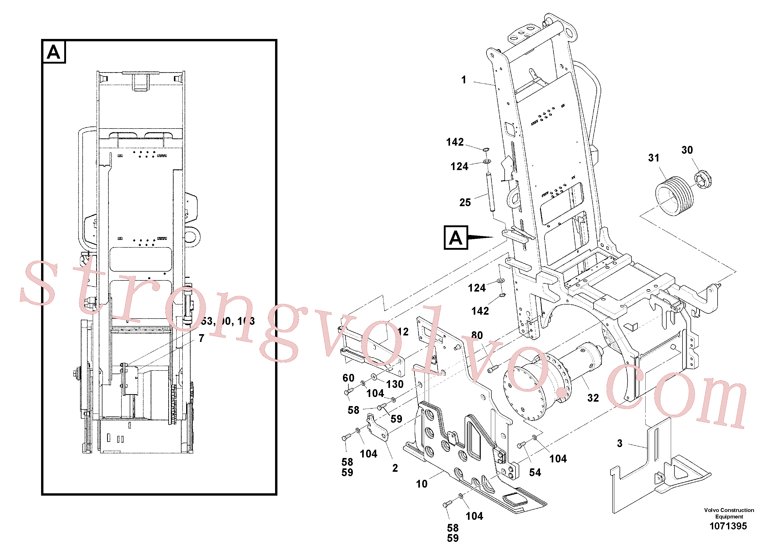 RM80852171 Volvo Unidade de corte(1071395 Montagem)