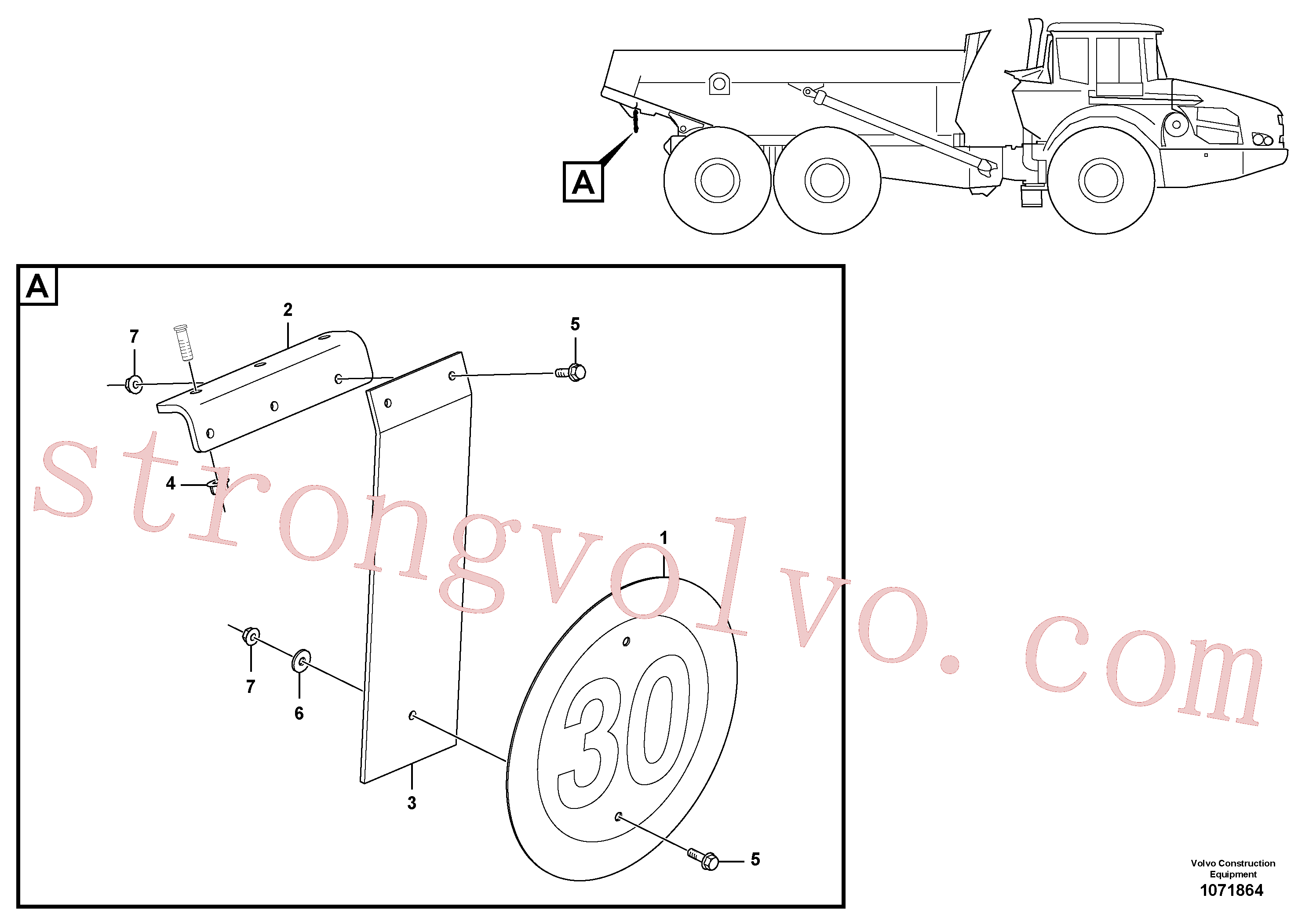 VOE4940966 Cinta Volvo escavadeira