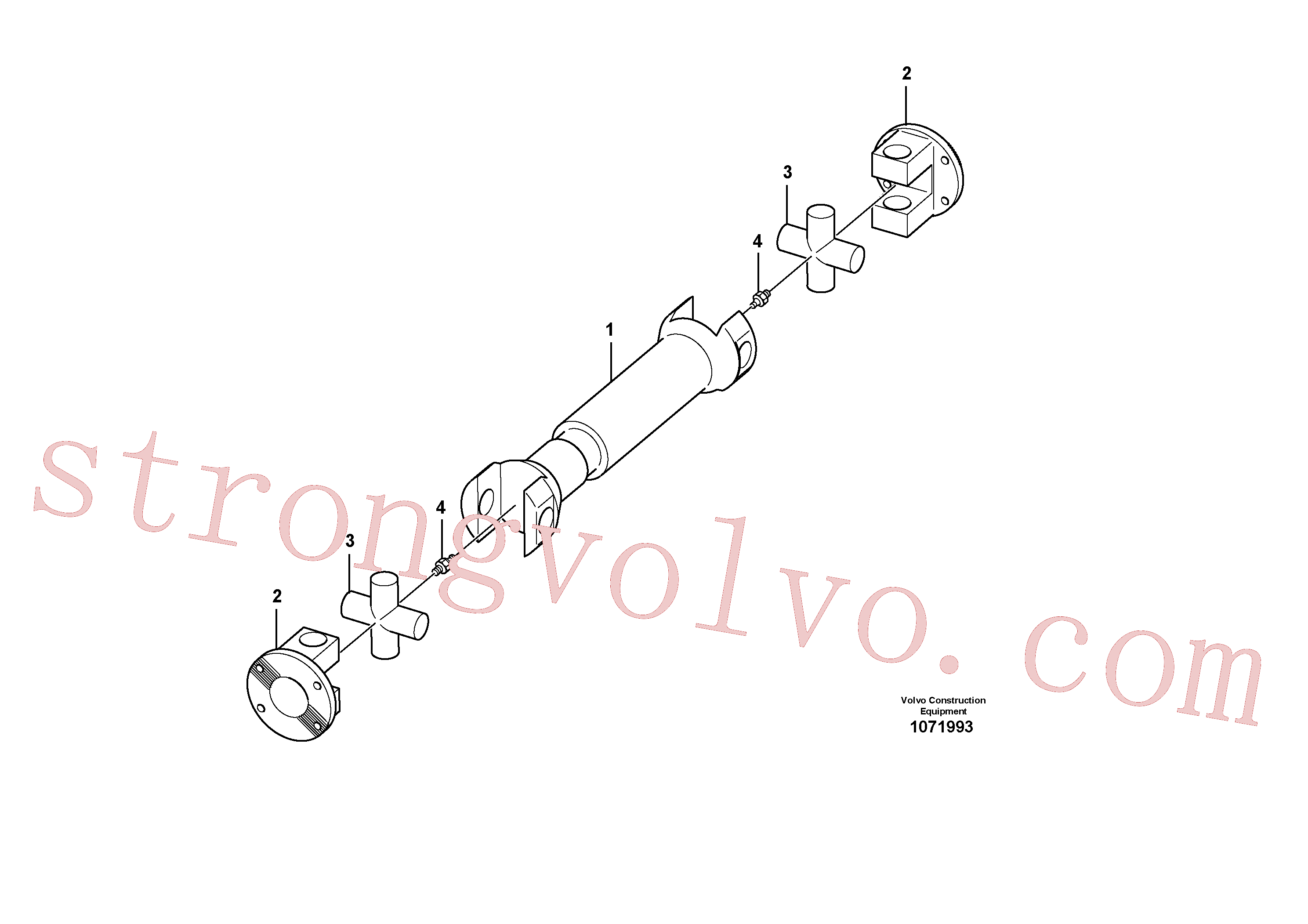 VOE11714325 Volvo Veio de hélice(1071993 Montagem)