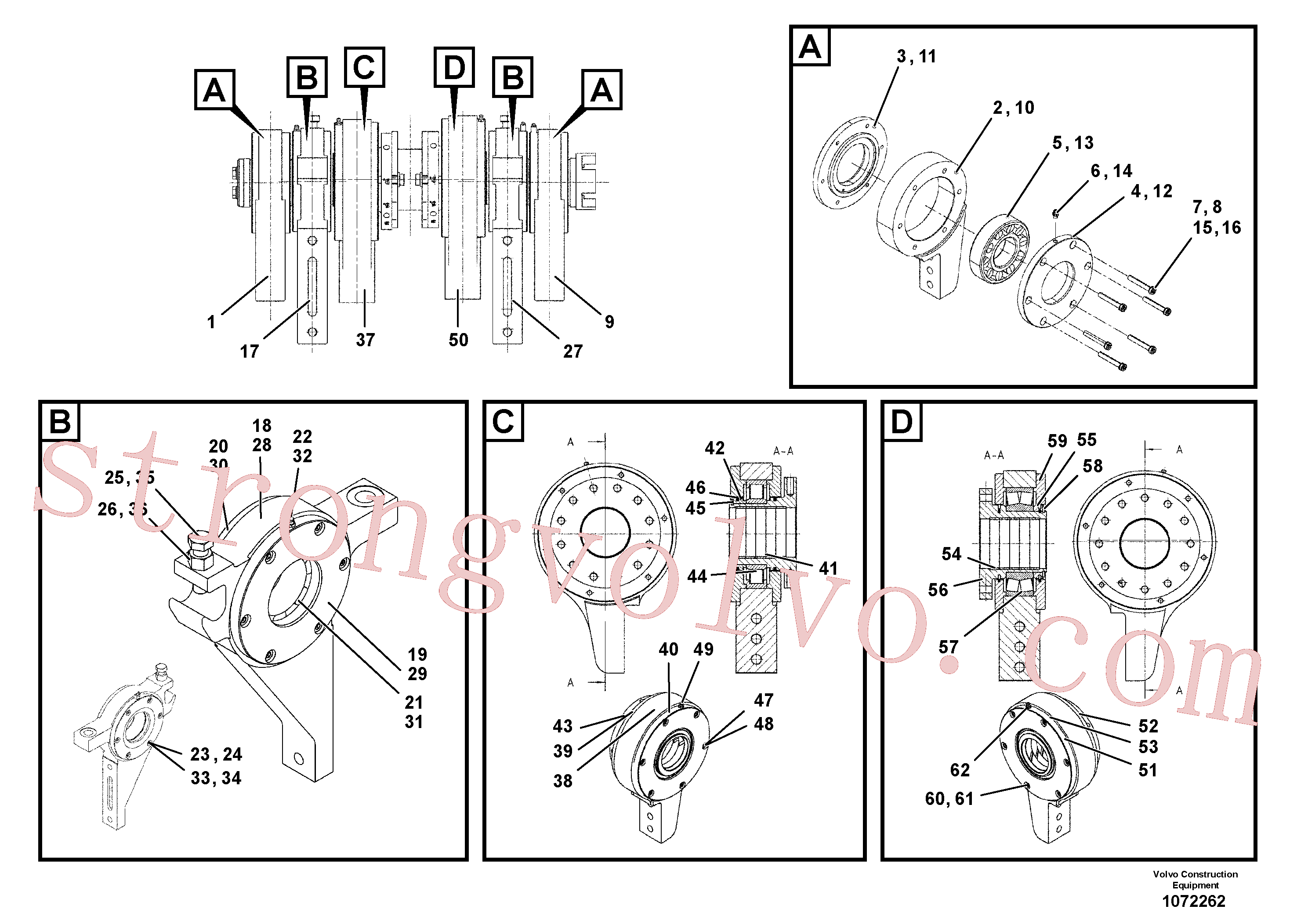 RM54700406 Volvo Rolamento(1072262 Montagem)