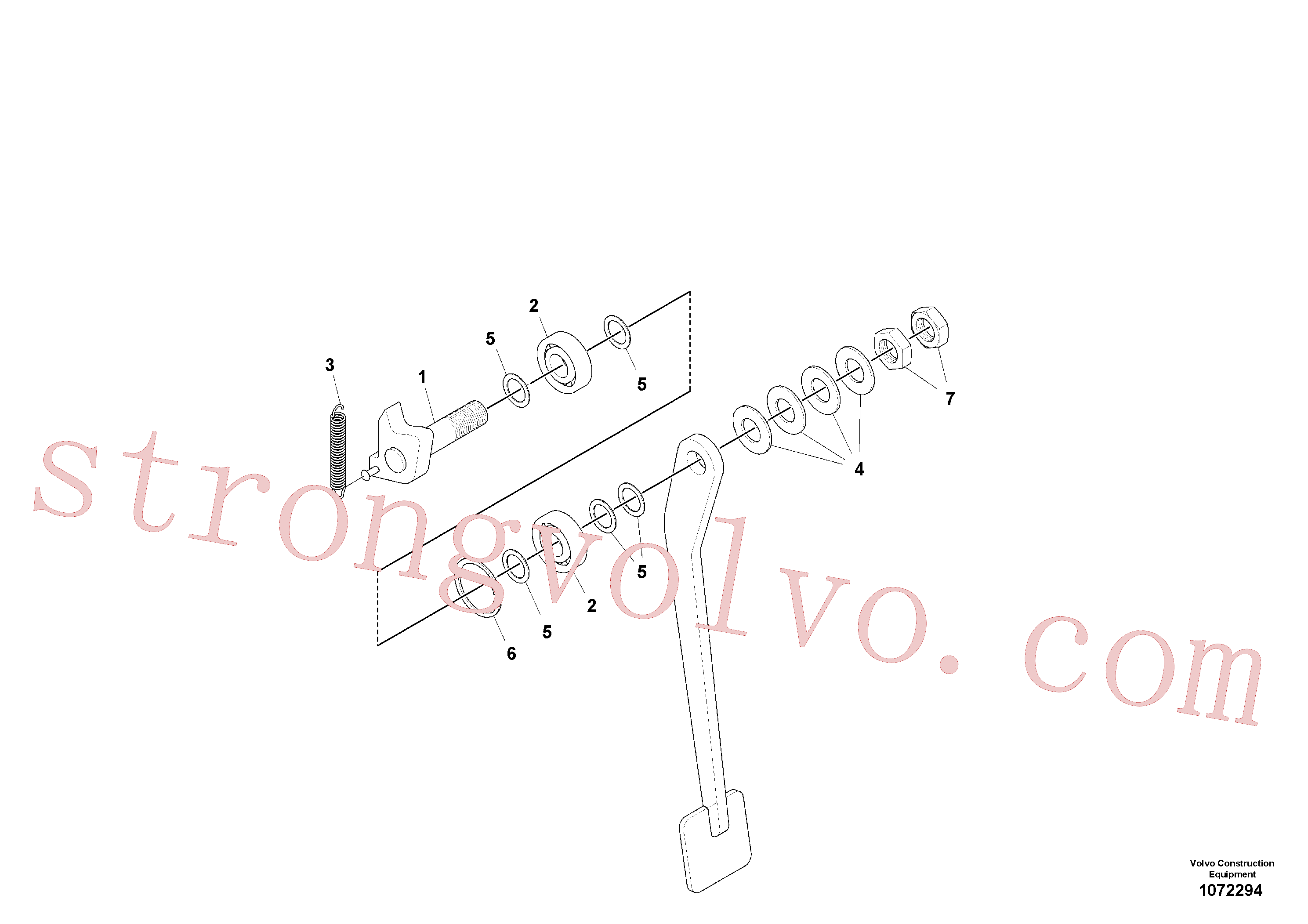 RM96724208 Volvo Interruptor de controlo do nível de mistura(1072294 Montagem)