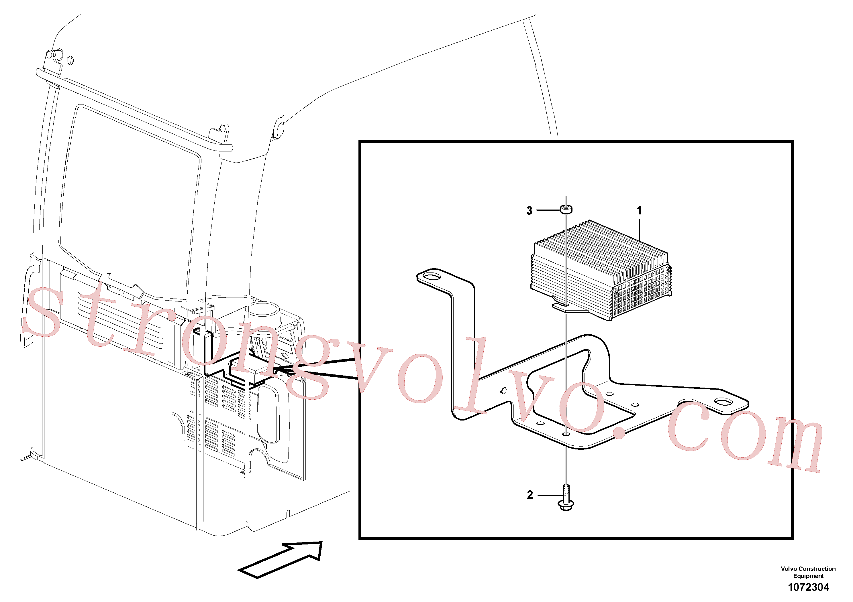 VOE20724977 Volvo Conversor de tensão(1072304 Montagem)