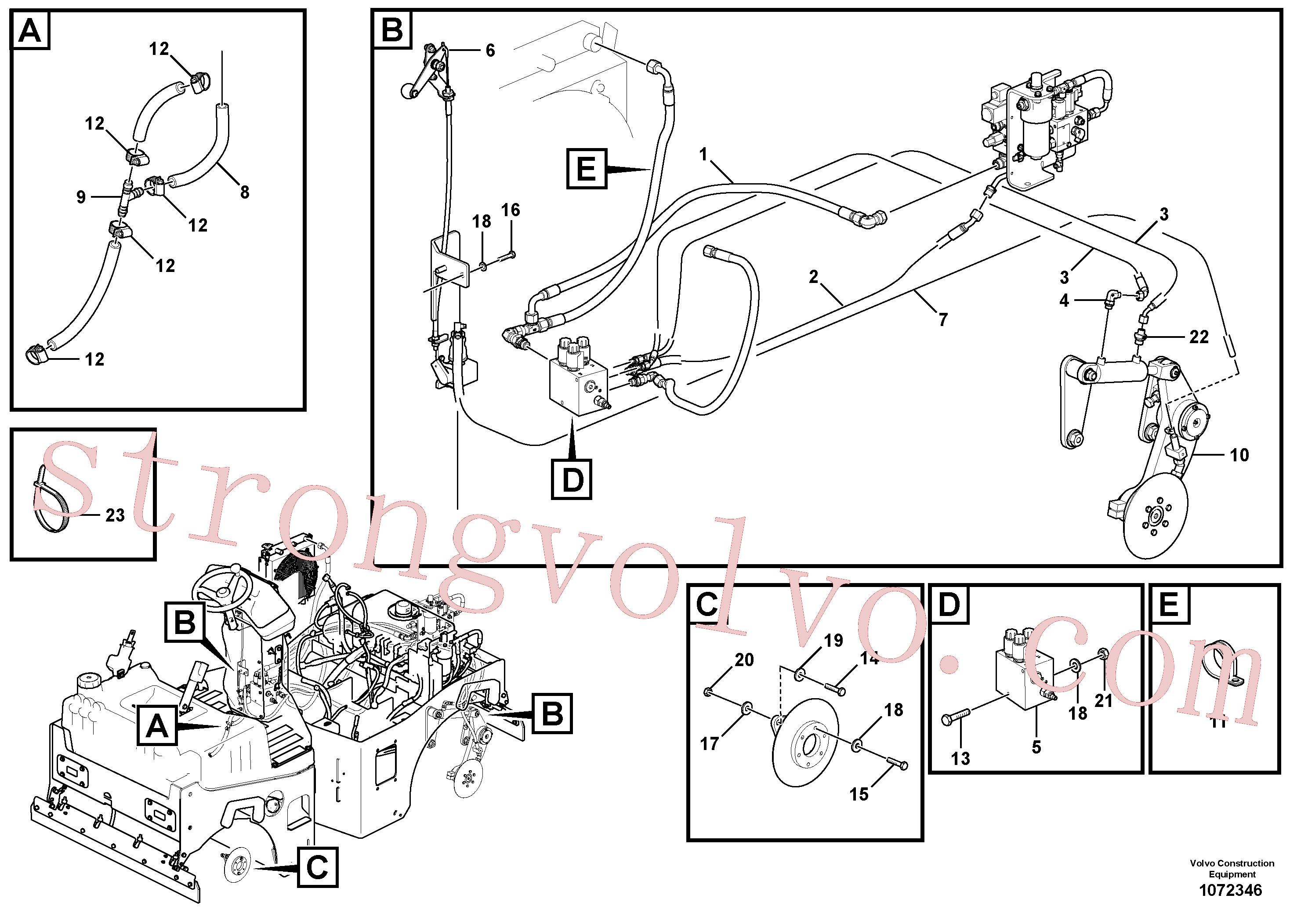VOE15074742 Volvo(1072346 Montagem)