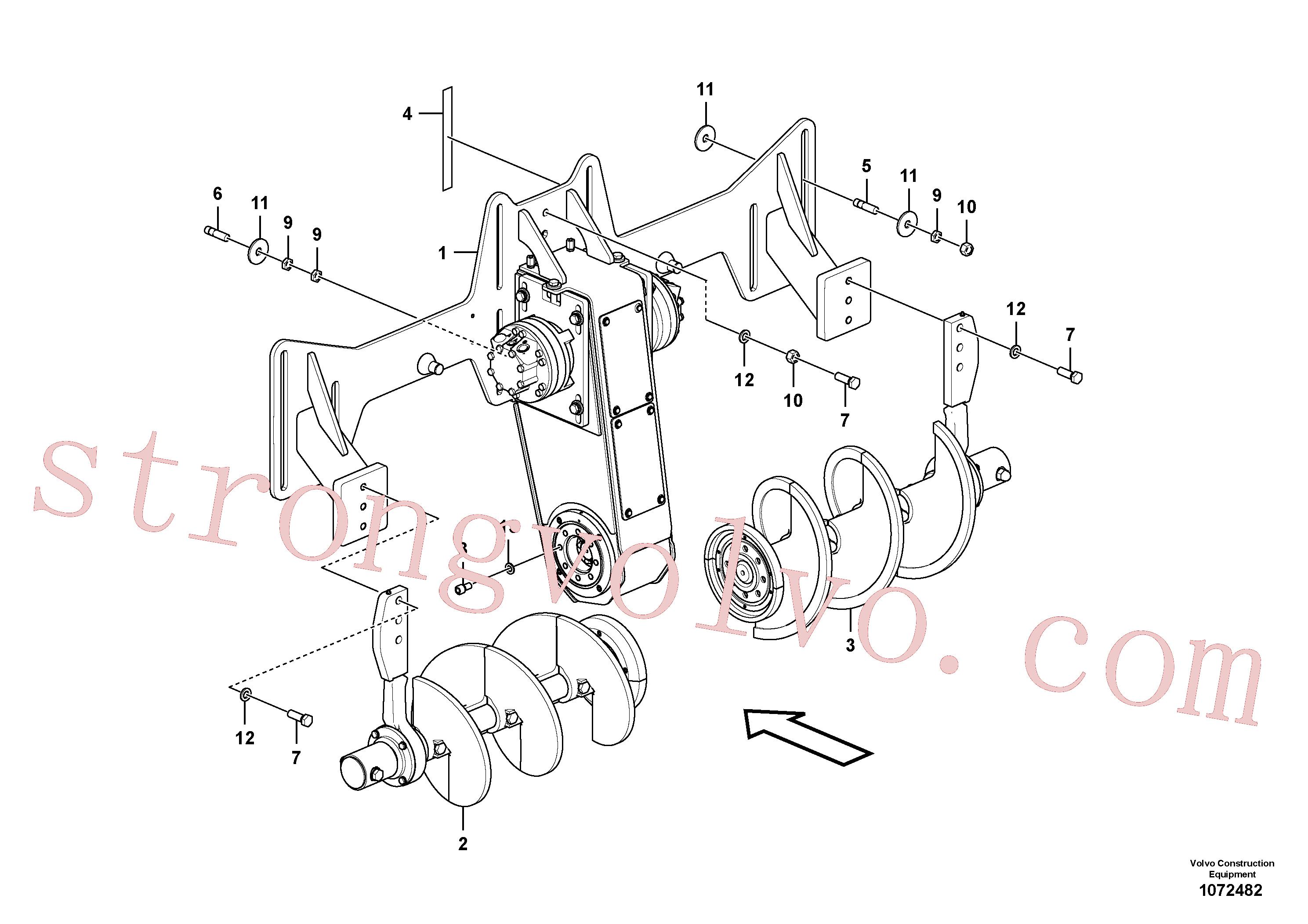 RM96723606 Prisioneiro Volvo escavadeira