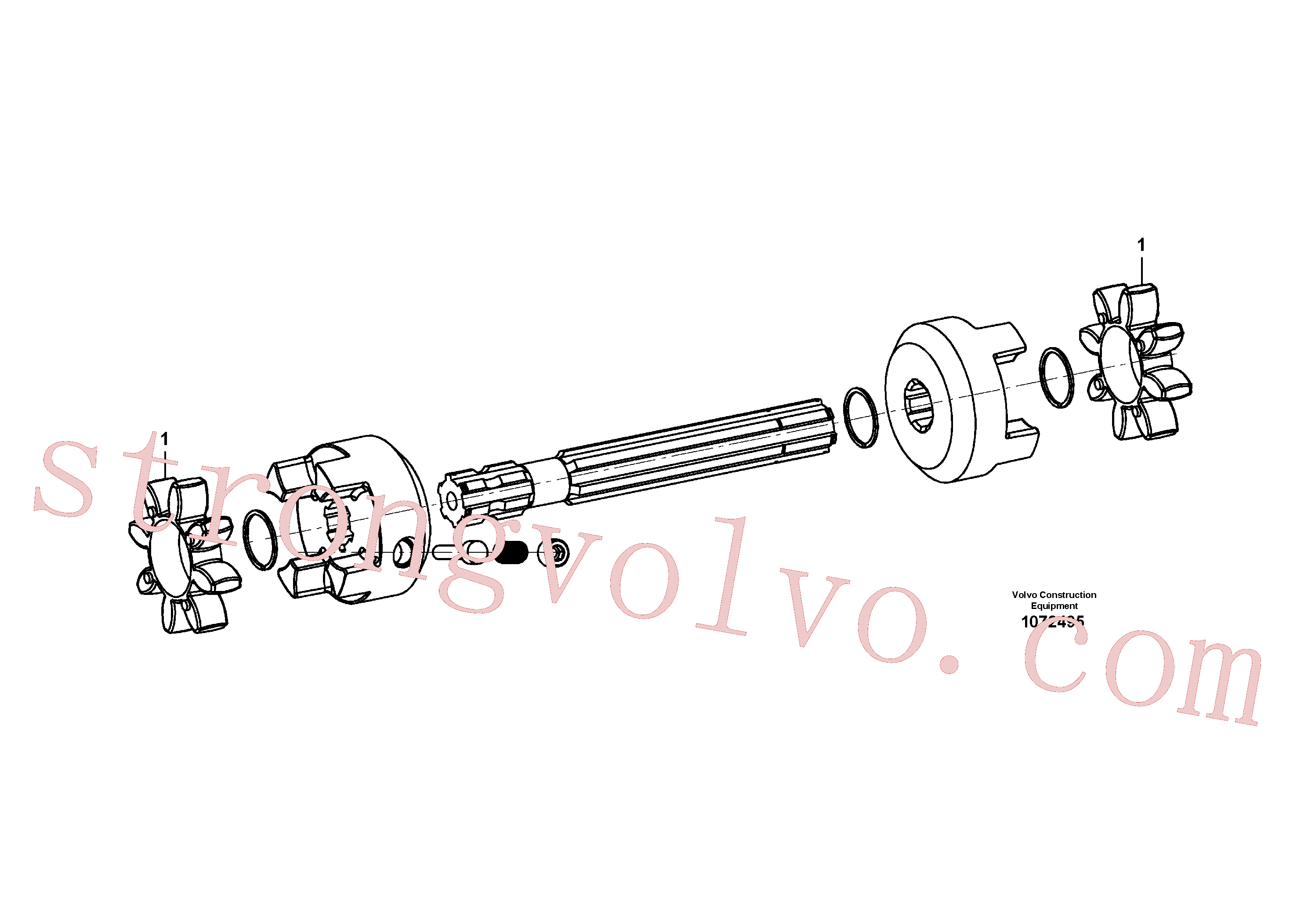RM58831918 Volvo Acoplamento(1072495 Montagem)