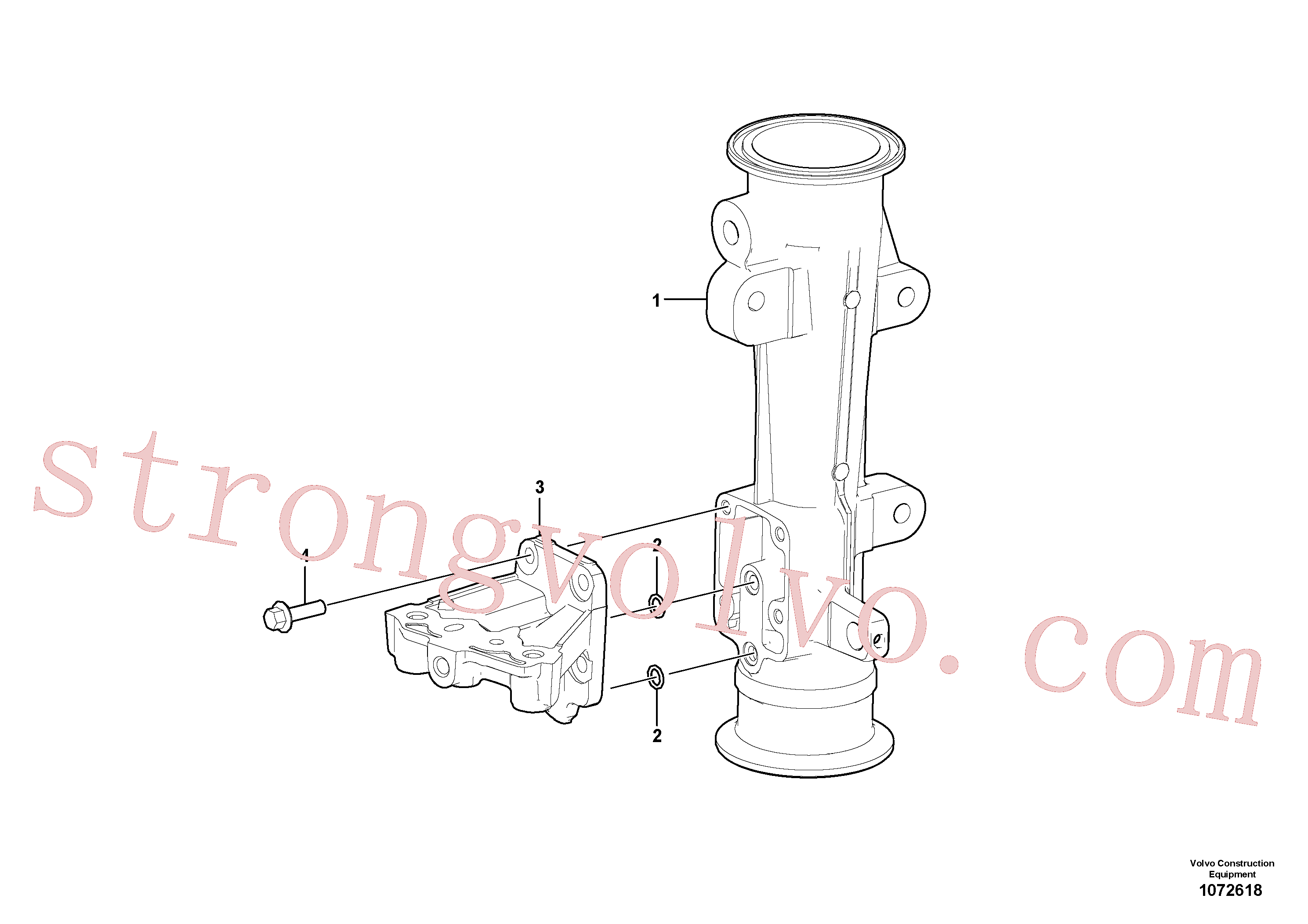 Volvo Montagem VOE984726 Parafuso flangeado Acessórios