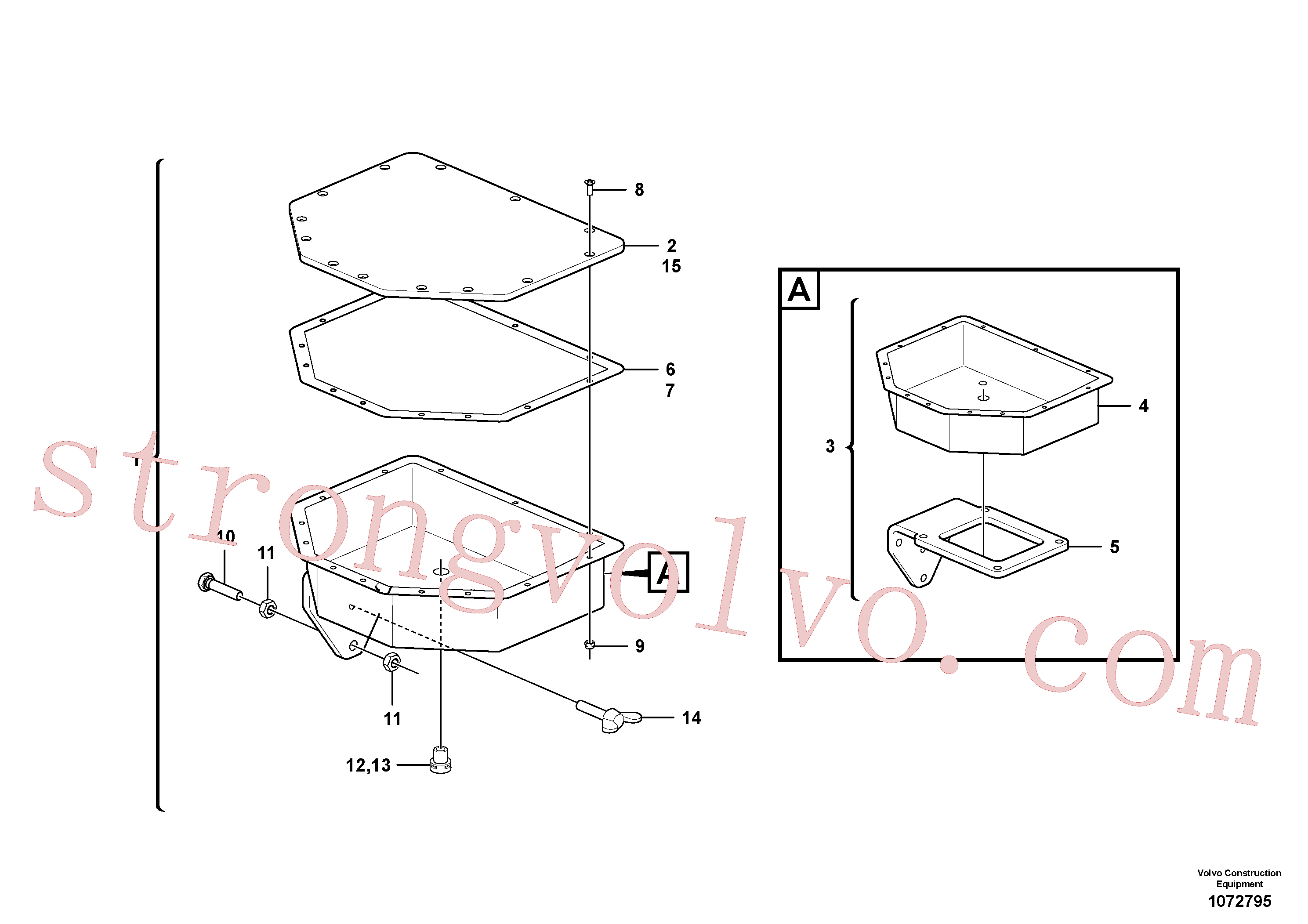 RM80797368 Volvo Painel de comando externo(1072795 Montagem)