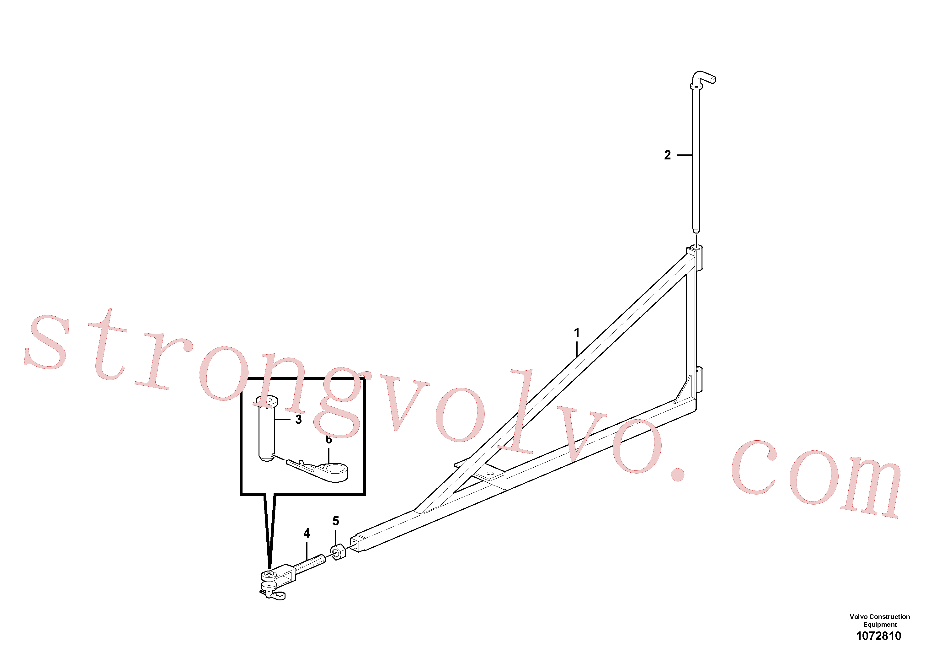 Volvo RM14266910 Braçadeira Volvo Acessórios para escavadeira
