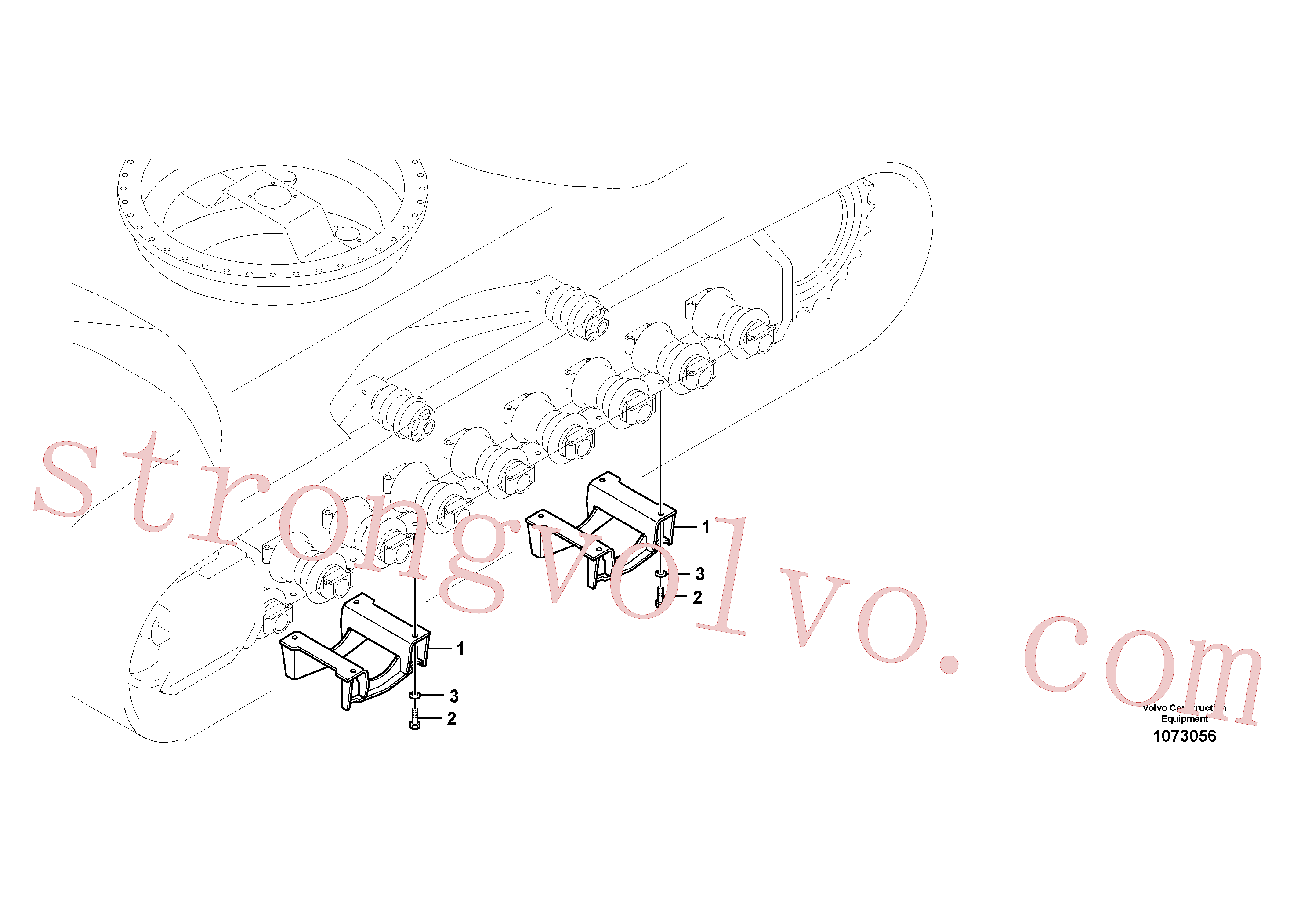 VOE990515 Volvo Substrutura, resguardo dos rastos(1073056 Montagem)
