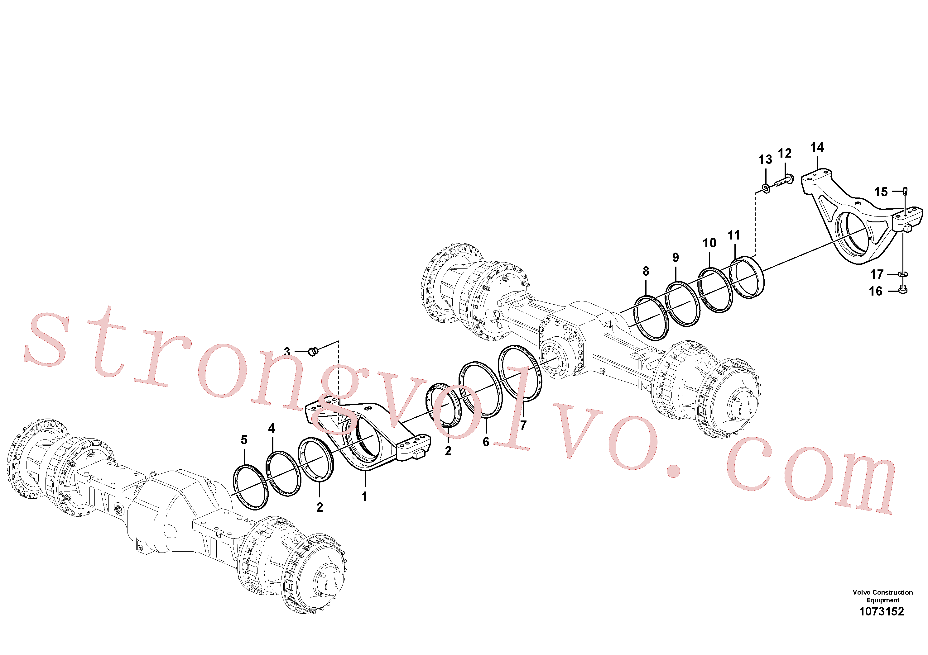 Volvo Montagem VOE60113109 Parafuso flangeado Acessórios
