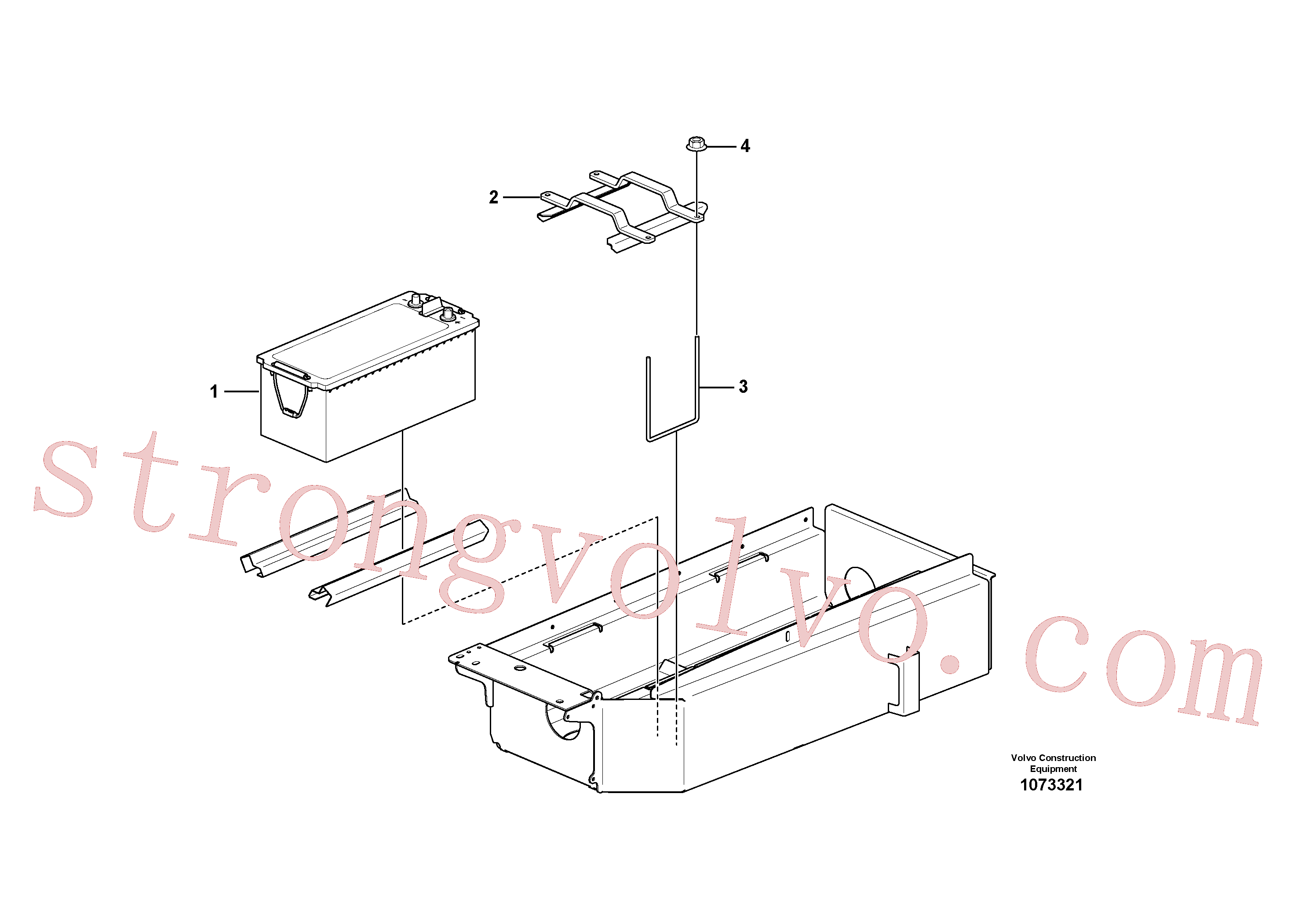 Atacado VOE13948645 Contra porca flange Volvo escavadeira