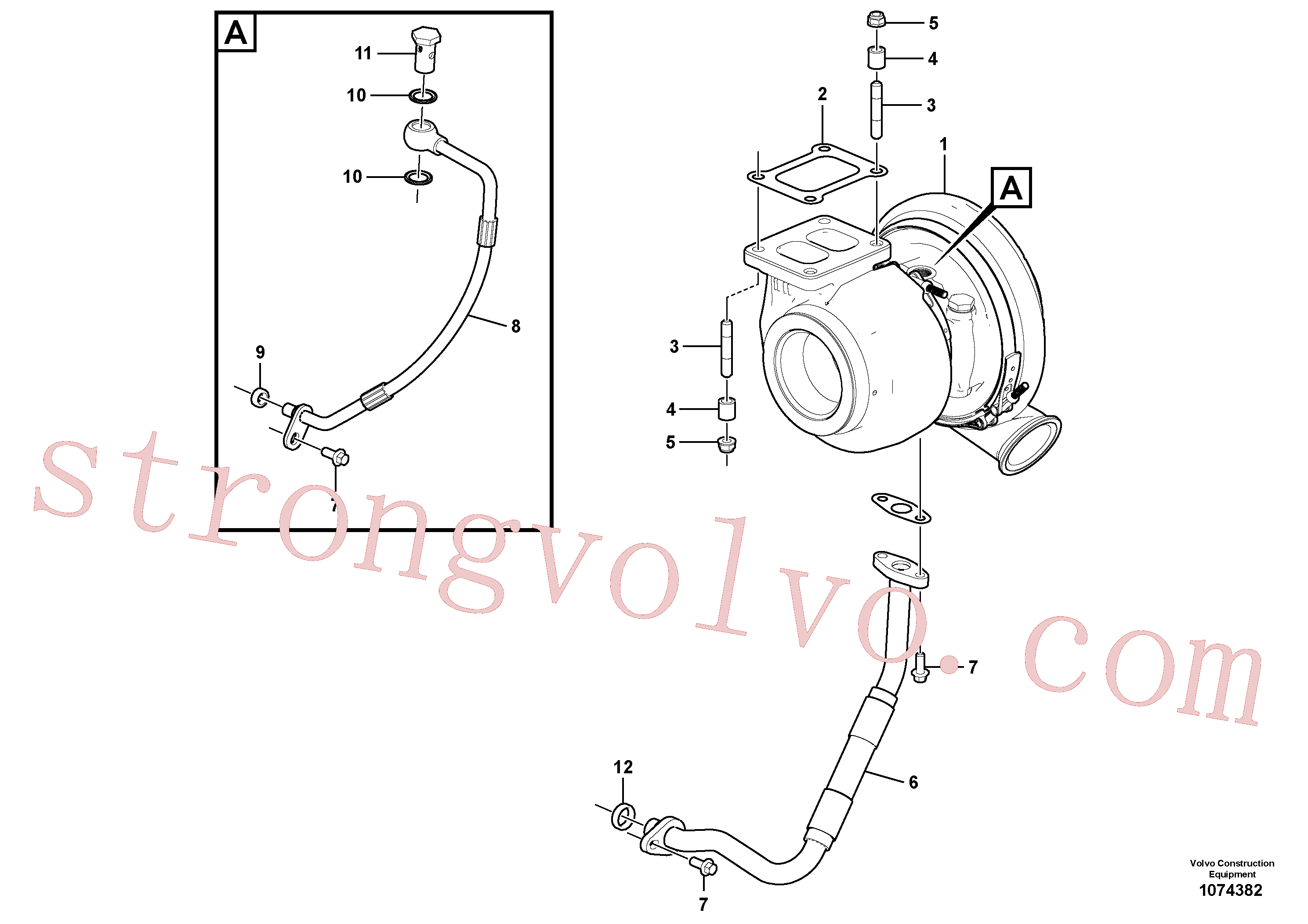 Volvo VOE21940615 Anel de vedação Volvo Acessórios para escavadeira