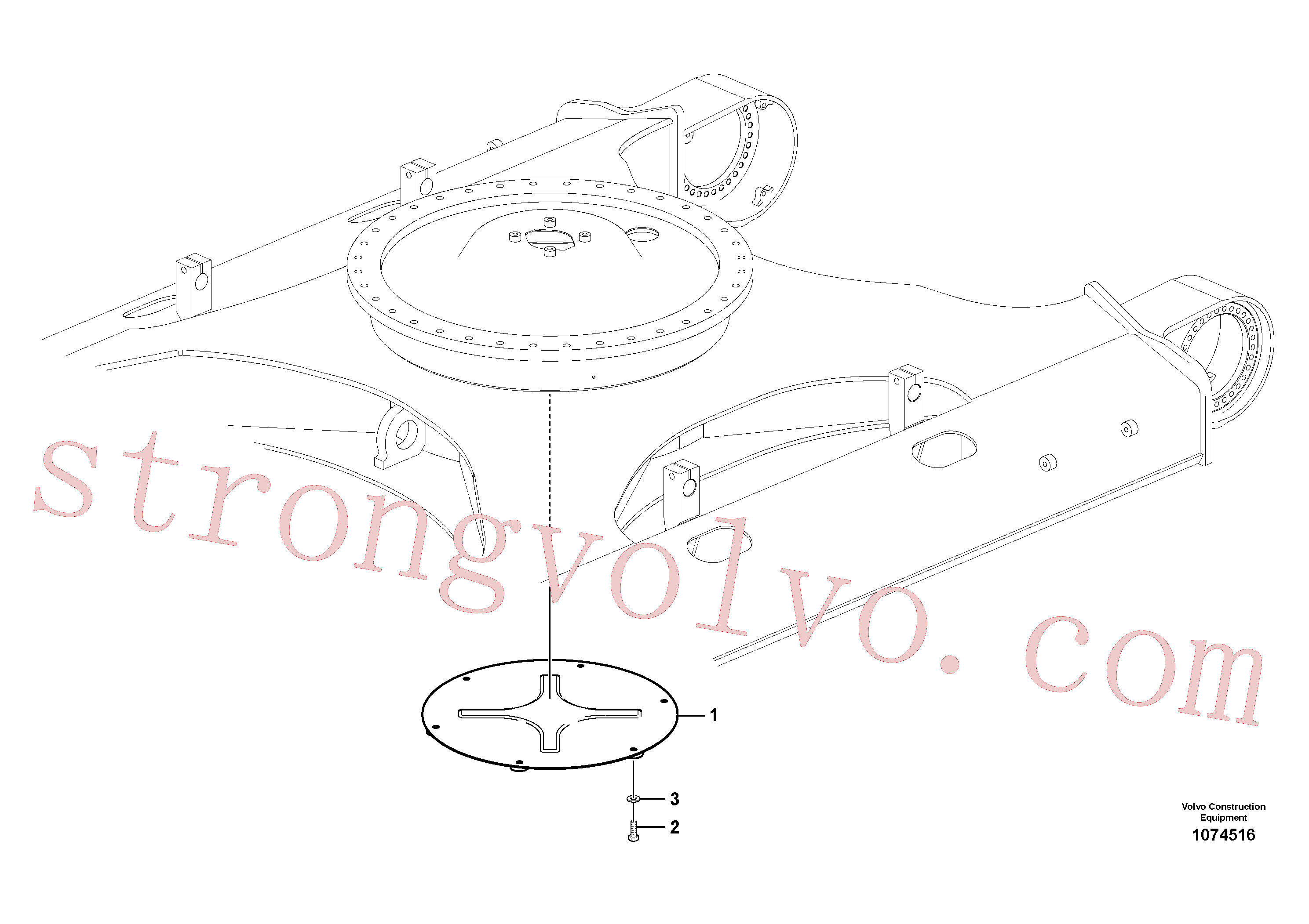 VOE60110381 Parafuso sextavado Inscreva-se para Volvo Acessórios para escavadeira