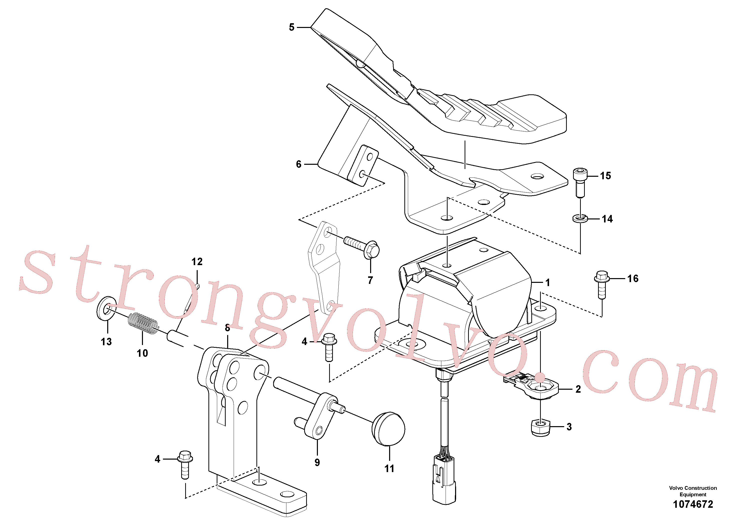 Volvo Acessórios para escavadeira VOE14534436 Capô Acessórios